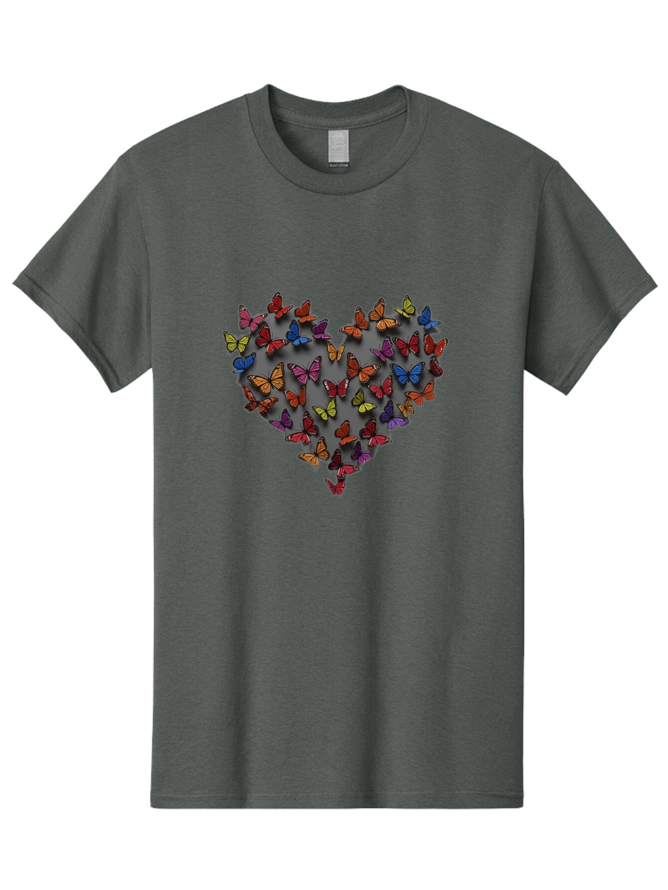 Butterflies-Heart Men'S Graphic Tee, 100% Cotton, Comfortable Casual Summer Wear, Machine Washable, Vintage Camera, Old Camera, Antique Camera, Black Camera, Classic Photography, Photography Equipment, Nostalgic Device, Film Camera, Camera Art Baq425 10