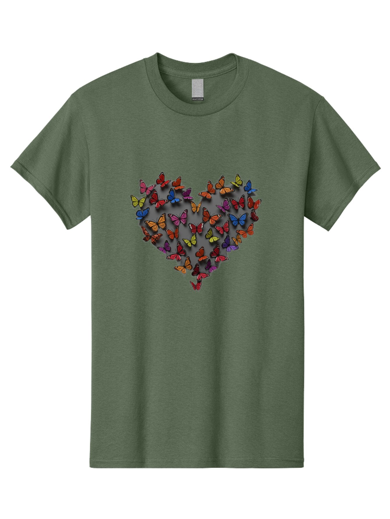 Butterflies-Heart Men'S Graphic Tee, 100% Cotton, Comfortable Casual Summer Wear, Machine Washable, Vintage Camera, Old Camera, Antique Camera, Black Camera, Classic Photography, Photography Equipment, Nostalgic Device, Film Camera, Camera Art Baq425 14