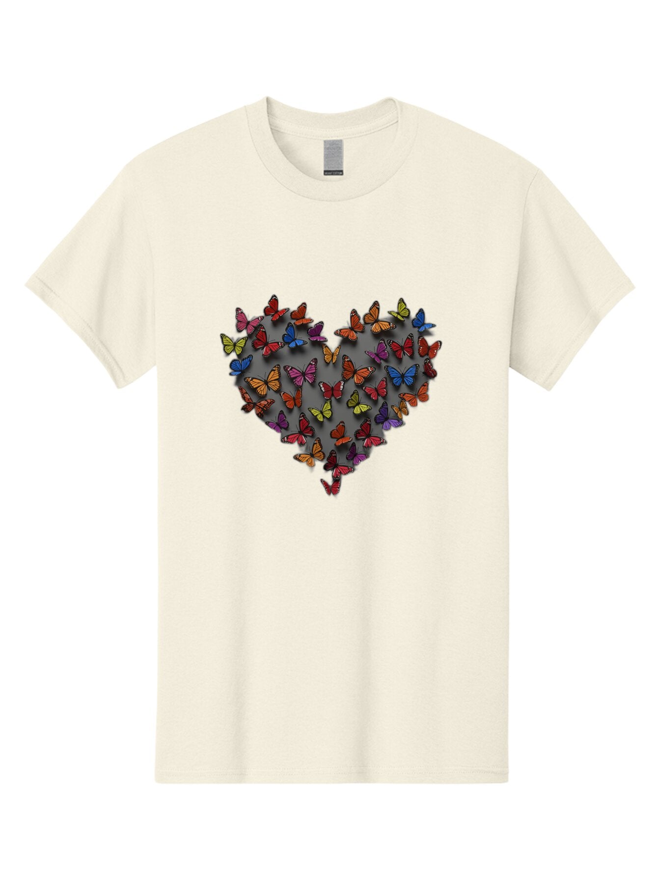 Butterflies-Heart Men'S Graphic Tee, 100% Cotton, Comfortable Casual Summer Wear, Machine Washable, Vintage Camera, Old Camera, Antique Camera, Black Camera, Classic Photography, Photography Equipment, Nostalgic Device, Film Camera, Camera Art Baq425 11