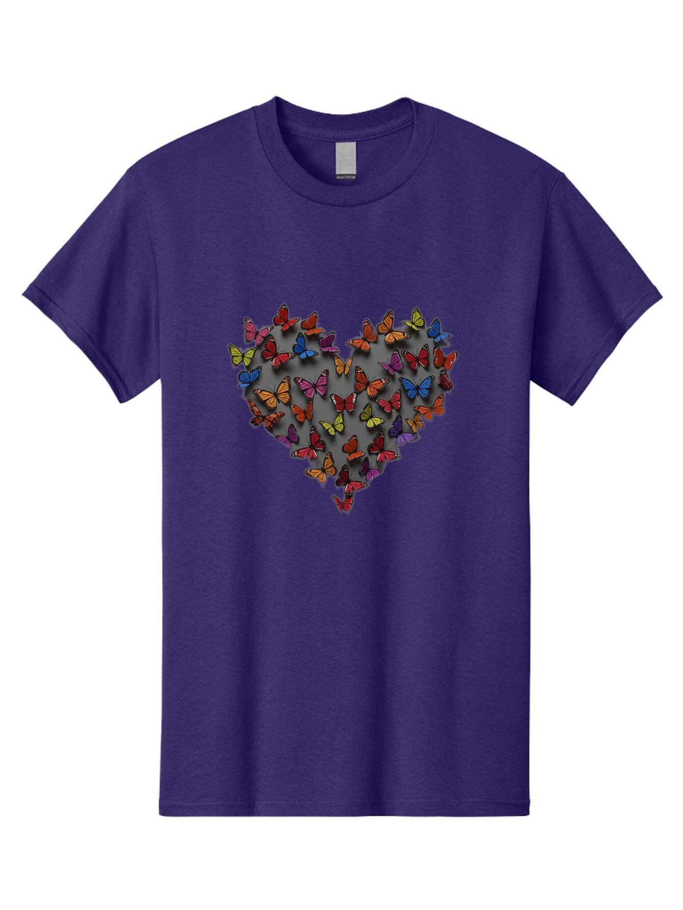Butterflies-Heart Men'S Graphic Tee, 100% Cotton, Comfortable Casual Summer Wear, Machine Washable, Vintage Camera, Old Camera, Antique Camera, Black Camera, Classic Photography, Photography Equipment, Nostalgic Device, Film Camera, Camera Art Baq425 13