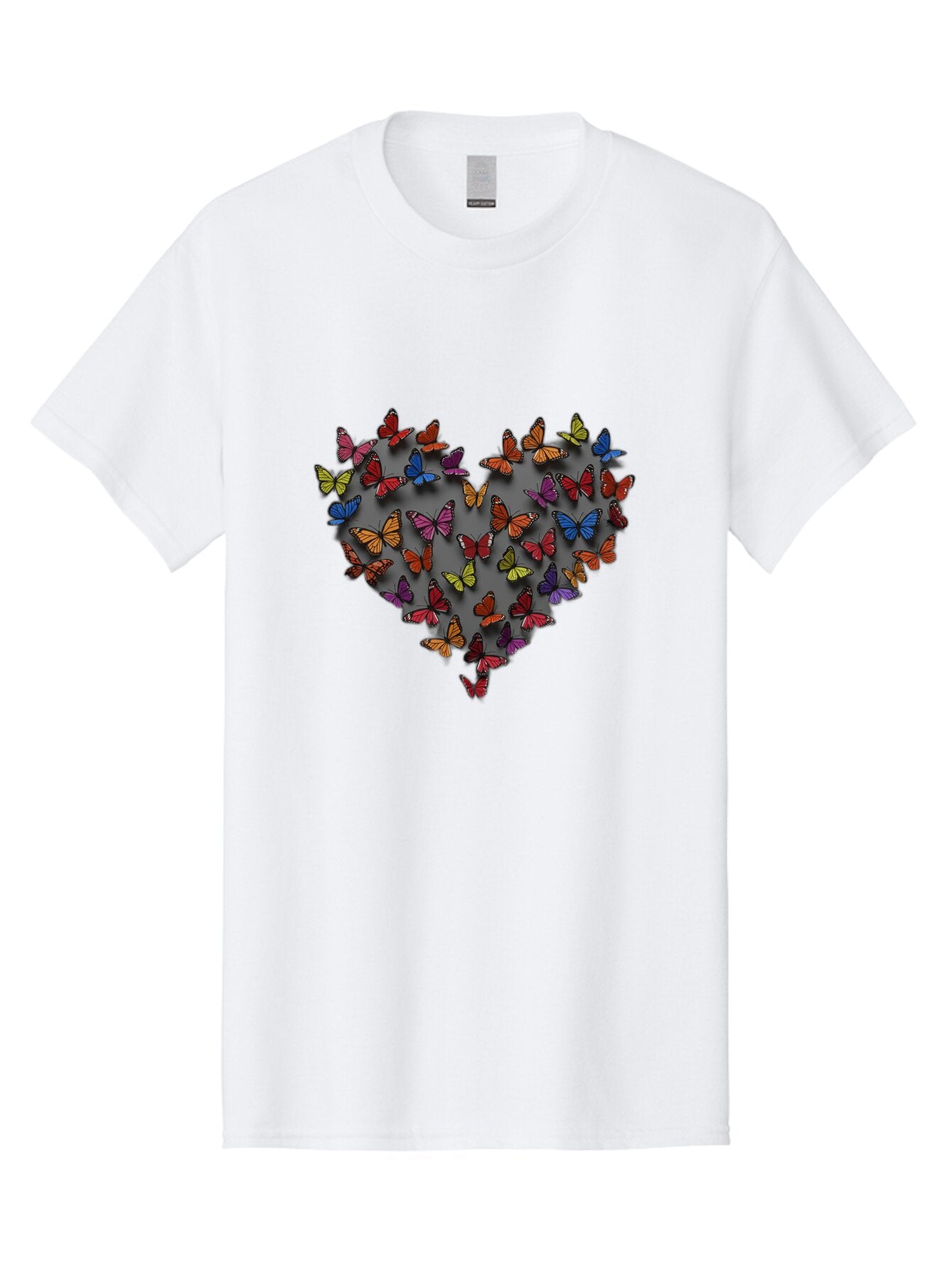 Butterflies-Heart Men'S Graphic Tee, 100% Cotton, Comfortable Casual Summer Wear, Machine Washable, Vintage Camera, Old Camera, Antique Camera, Black Camera, Classic Photography, Photography Equipment, Nostalgic Device, Film Camera, Camera Art Baq425 8