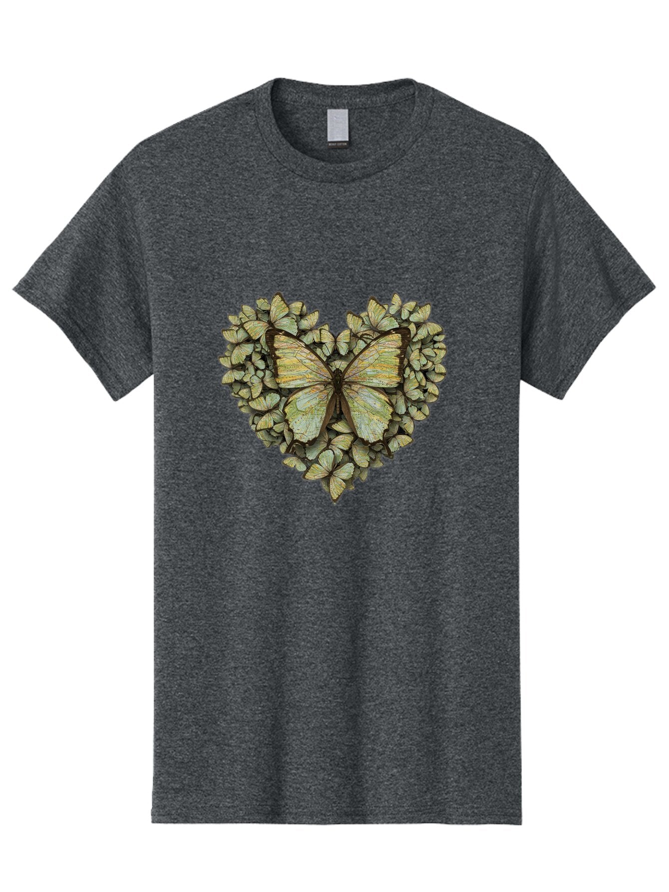 Butterfly-Heart-1 Men'S Graphic Tee, 100% Cotton, Comfortable Casual Summer Wear, Machine Washable, Vintage Camera, Old Camera, Antique Camera, Black Camera, Classic Photography, Photography Equipment, Nostalgic Device, Film Camera, Camera Art Baq426 14