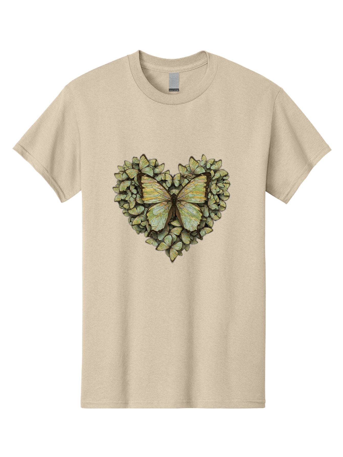 Butterfly-Heart-1 Men'S Graphic Tee, 100% Cotton, Comfortable Casual Summer Wear, Machine Washable, Vintage Camera, Old Camera, Antique Camera, Black Camera, Classic Photography, Photography Equipment, Nostalgic Device, Film Camera, Camera Art Baq426 9
