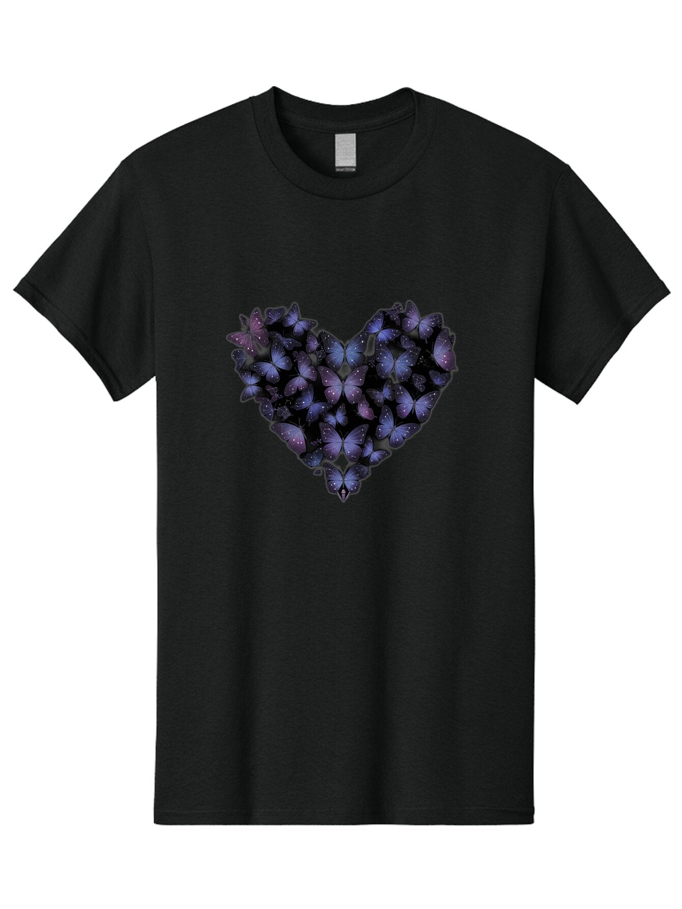 Butterfly-Heart-2 Men'S Graphic Tee, 100% Cotton, Comfortable Casual Summer Wear, Machine Washable, Vintage Camera, Old Camera, Antique Camera, Black Camera, Classic Photography, Photography Equipment, Nostalgic Device, Film Camera, Camera Art Baq427 4