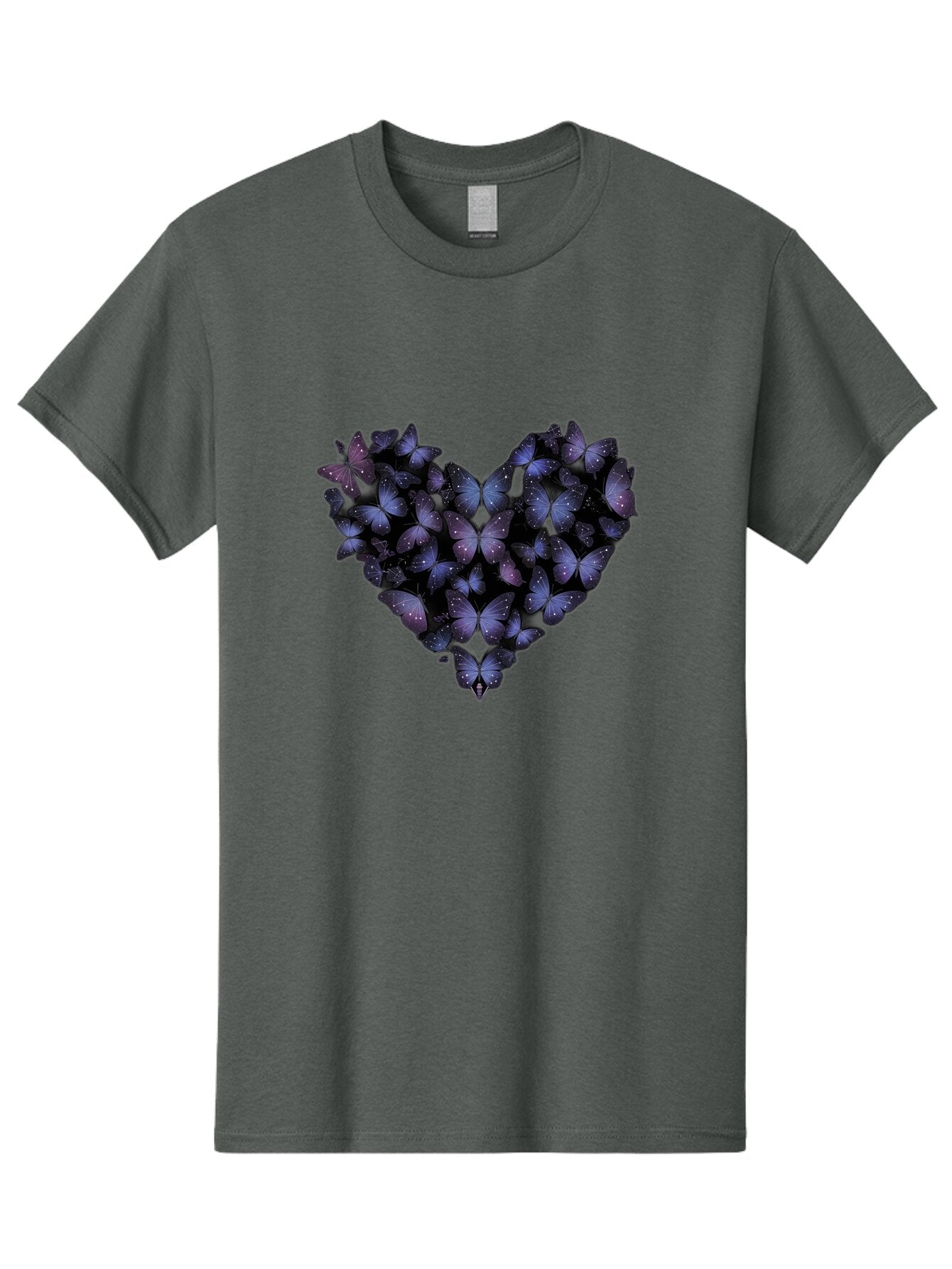 Butterfly-Heart-2 Men'S Graphic Tee, 100% Cotton, Comfortable Casual Summer Wear, Machine Washable, Vintage Camera, Old Camera, Antique Camera, Black Camera, Classic Photography, Photography Equipment, Nostalgic Device, Film Camera, Camera Art Baq427 1