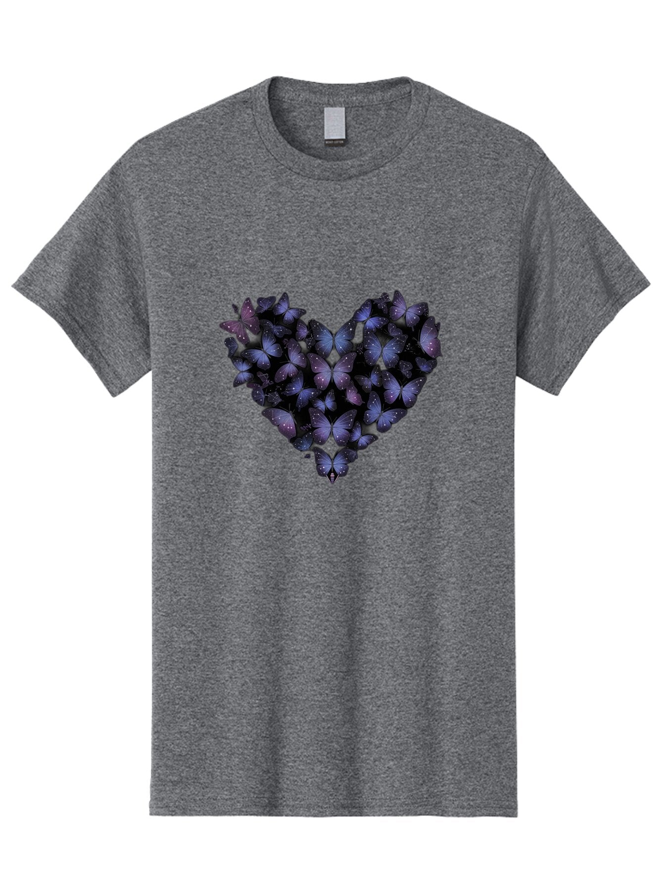 Butterfly-Heart-2 Men'S Graphic Tee, 100% Cotton, Comfortable Casual Summer Wear, Machine Washable, Vintage Camera, Old Camera, Antique Camera, Black Camera, Classic Photography, Photography Equipment, Nostalgic Device, Film Camera, Camera Art Baq427 12