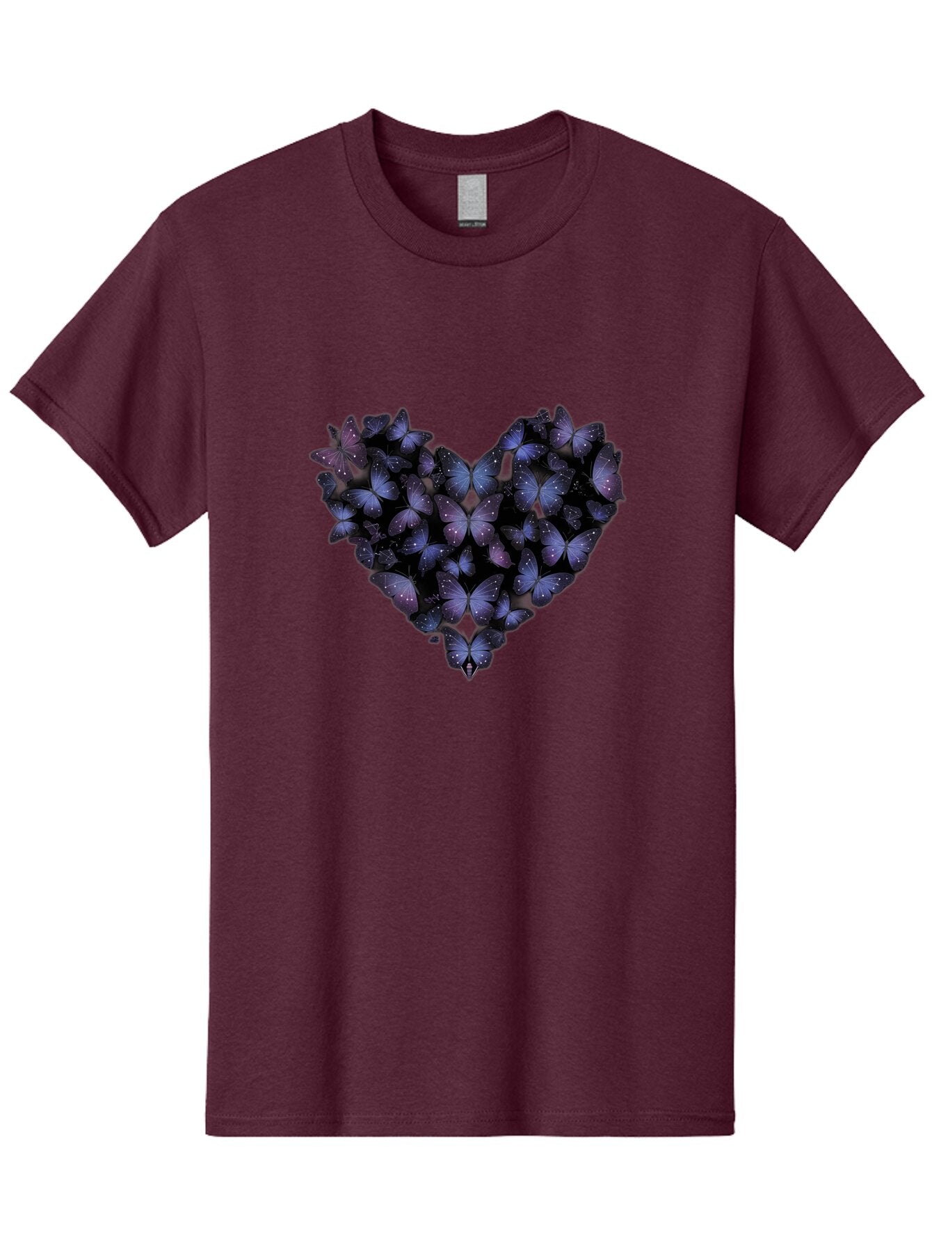 Butterfly-Heart-2 Men'S Graphic Tee, 100% Cotton, Comfortable Casual Summer Wear, Machine Washable, Vintage Camera, Old Camera, Antique Camera, Black Camera, Classic Photography, Photography Equipment, Nostalgic Device, Film Camera, Camera Art Baq427 14