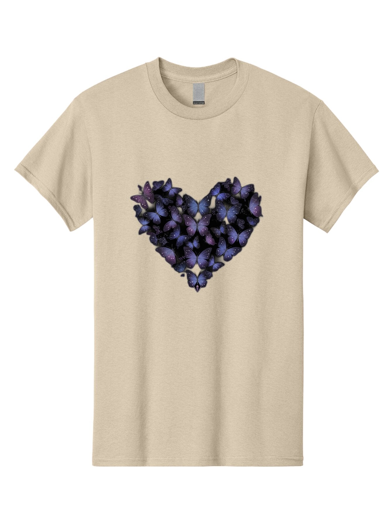 Butterfly-Heart-2 Men'S Graphic Tee, 100% Cotton, Comfortable Casual Summer Wear, Machine Washable, Vintage Camera, Old Camera, Antique Camera, Black Camera, Classic Photography, Photography Equipment, Nostalgic Device, Film Camera, Camera Art Baq427 6