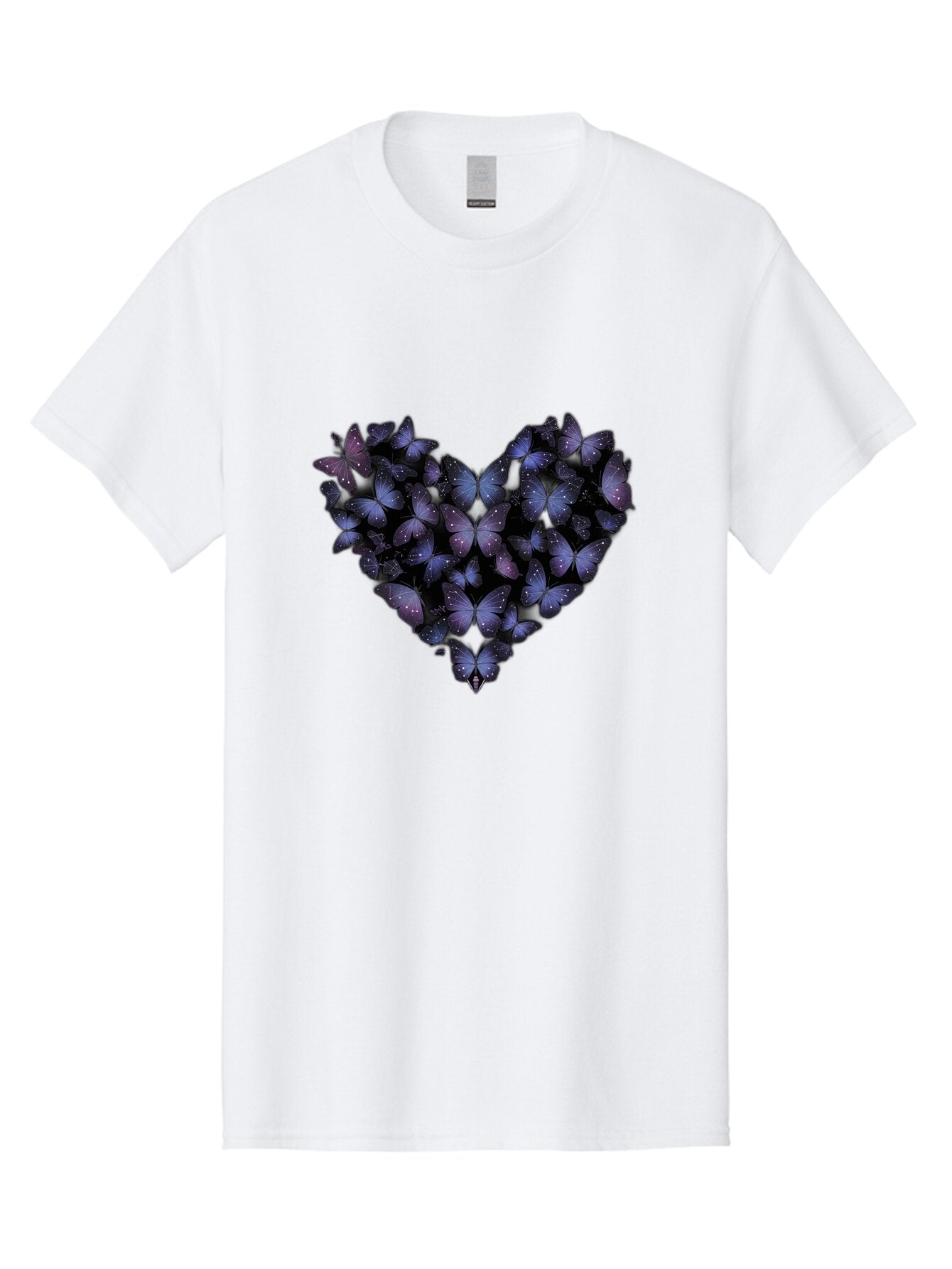 Butterfly-Heart-2 Men'S Graphic Tee, 100% Cotton, Comfortable Casual Summer Wear, Machine Washable, Vintage Camera, Old Camera, Antique Camera, Black Camera, Classic Photography, Photography Equipment, Nostalgic Device, Film Camera, Camera Art Baq427 2