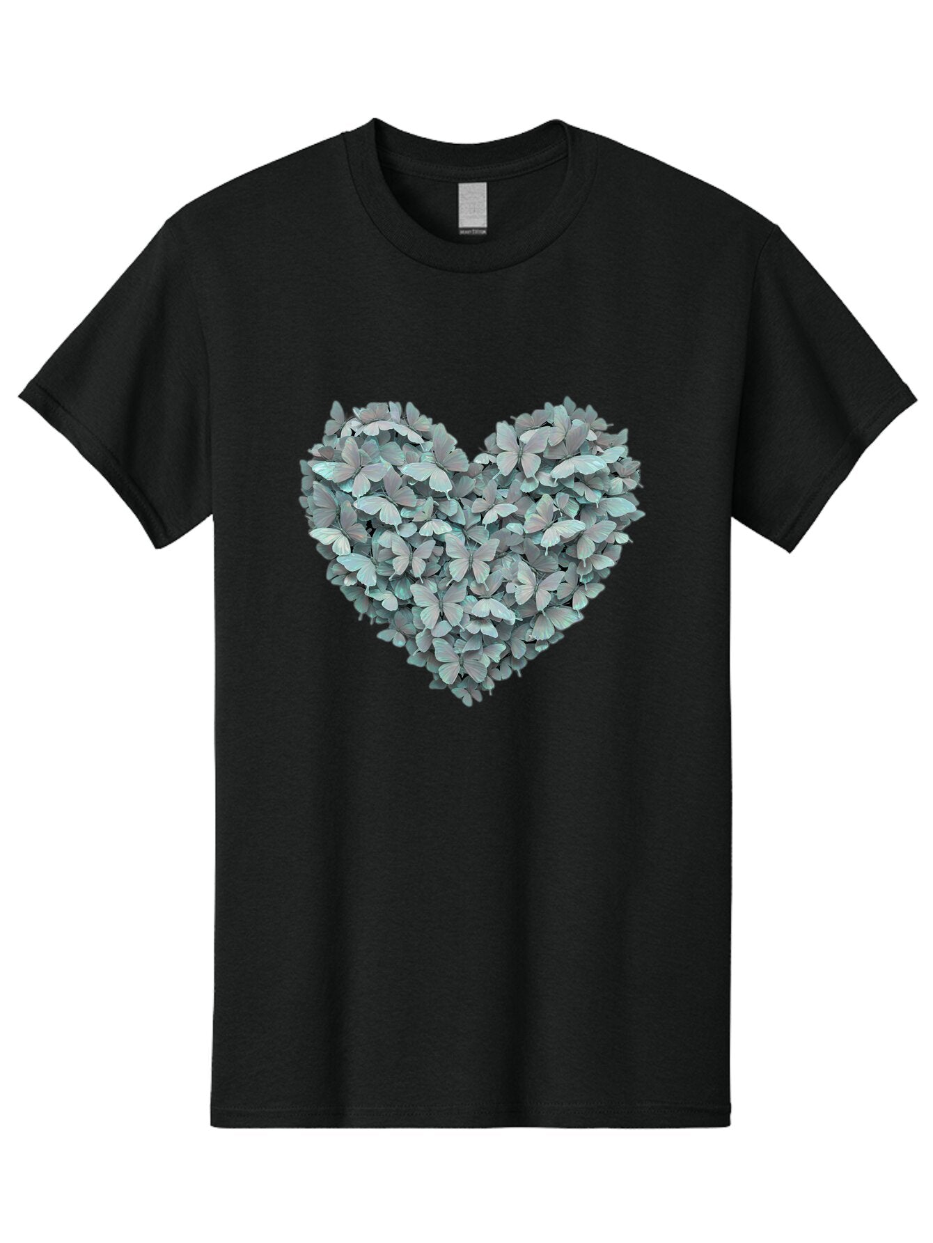 Butterfly-Heart-3 Men'S Graphic Tee, 100% Cotton, Comfortable Casual Summer Wear, Machine Washable, Vintage Camera, Old Camera, Antique Camera, Black Camera, Classic Photography, Photography Equipment, Nostalgic Device, Film Camera, Camera Art Baq428 13