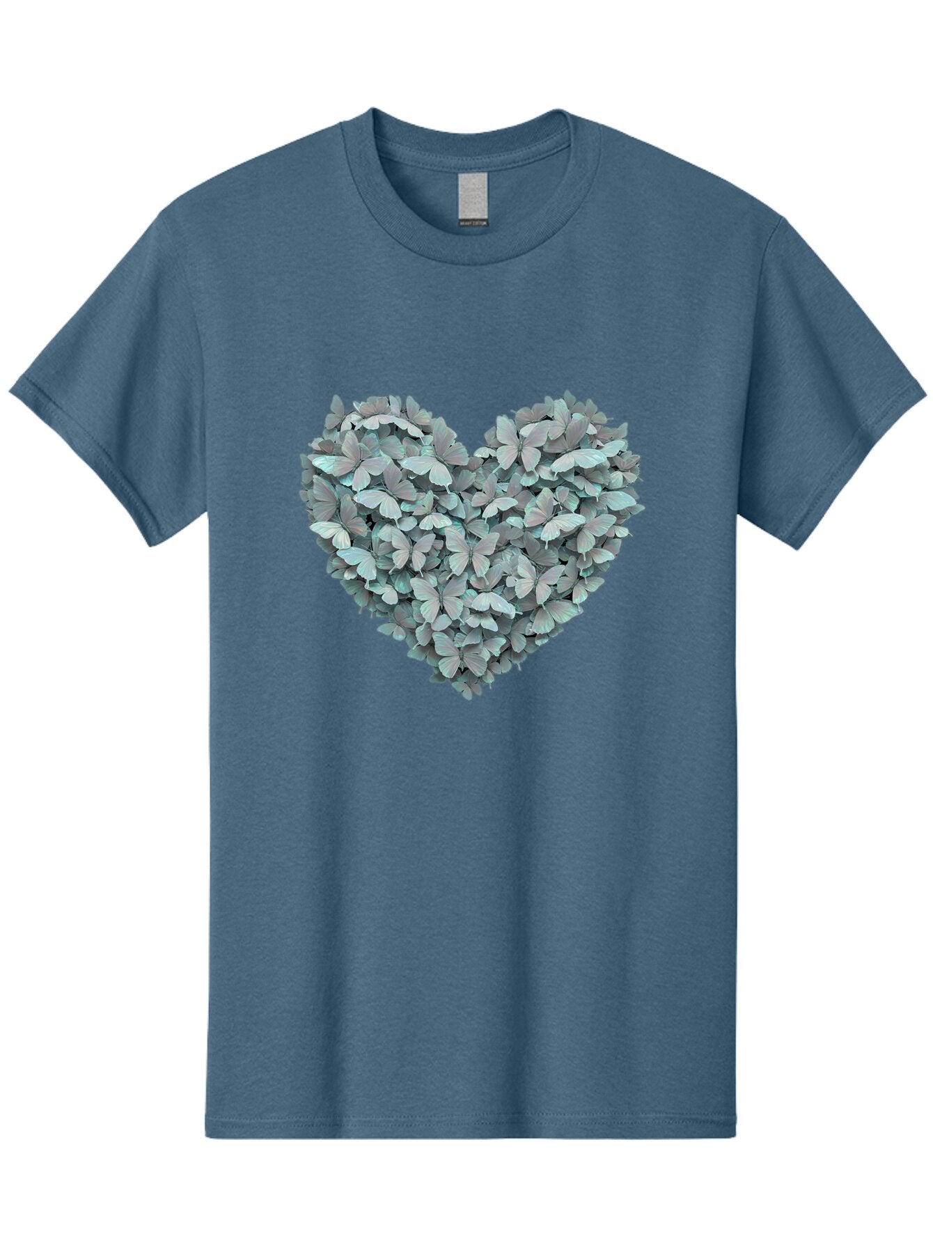Butterfly-Heart-3 Men'S Graphic Tee, 100% Cotton, Comfortable Casual Summer Wear, Machine Washable, Vintage Camera, Old Camera, Antique Camera, Black Camera, Classic Photography, Photography Equipment, Nostalgic Device, Film Camera, Camera Art Baq428 10