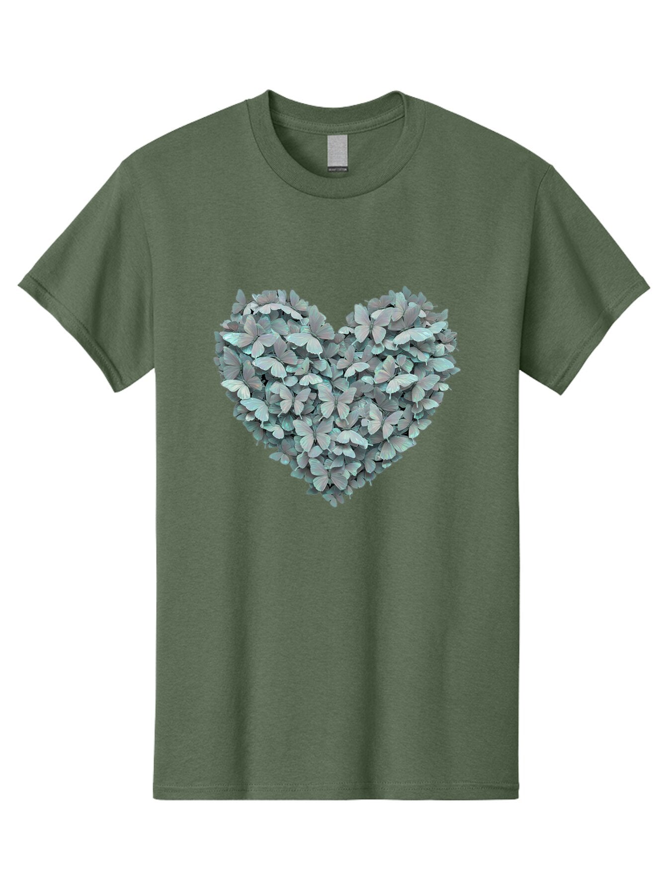 Butterfly-Heart-3 Men'S Graphic Tee, 100% Cotton, Comfortable Casual Summer Wear, Machine Washable, Vintage Camera, Old Camera, Antique Camera, Black Camera, Classic Photography, Photography Equipment, Nostalgic Device, Film Camera, Camera Art Baq428 9