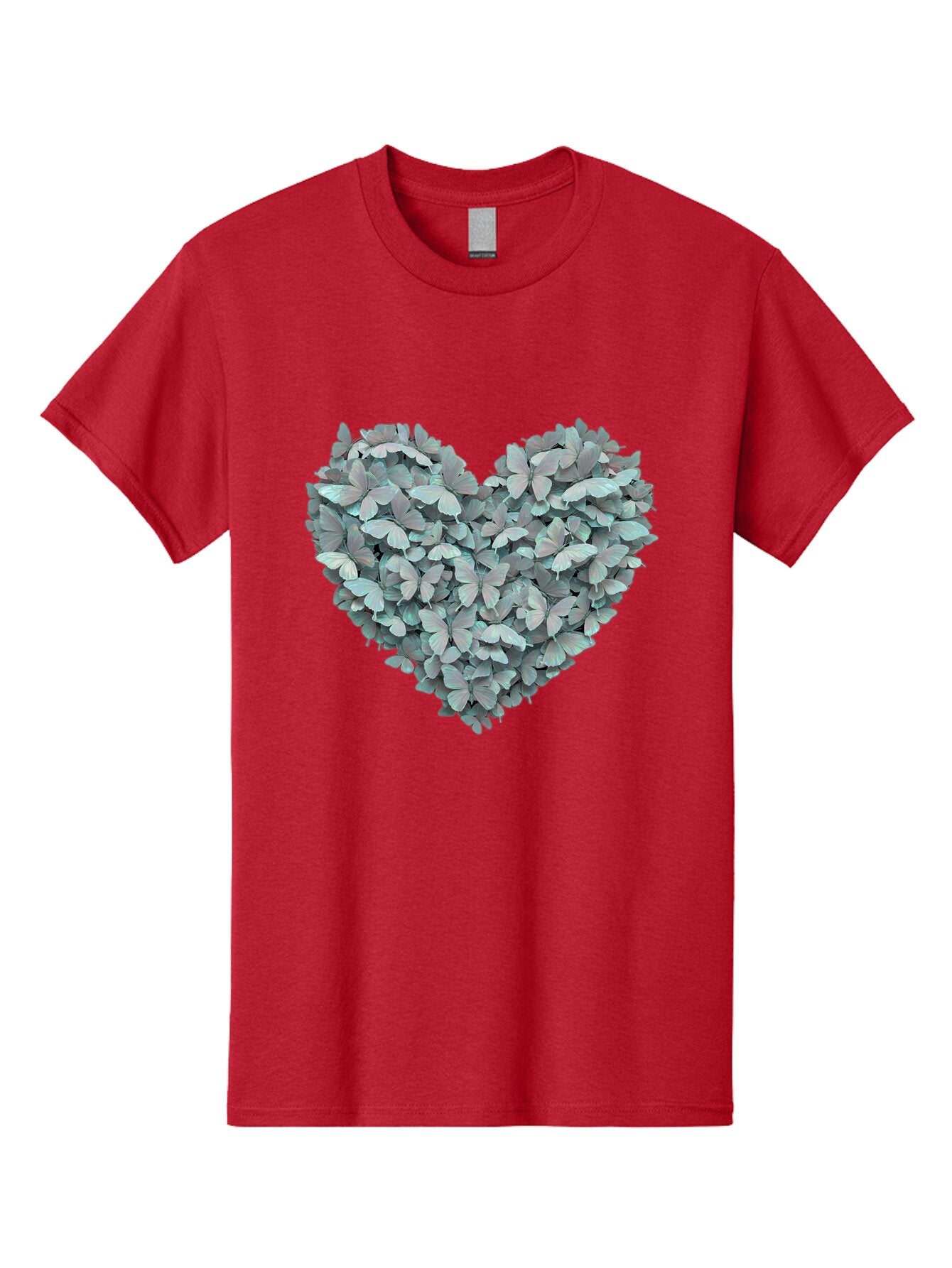 Butterfly-Heart-3 Men'S Graphic Tee, 100% Cotton, Comfortable Casual Summer Wear, Machine Washable, Vintage Camera, Old Camera, Antique Camera, Black Camera, Classic Photography, Photography Equipment, Nostalgic Device, Film Camera, Camera Art Baq428 12