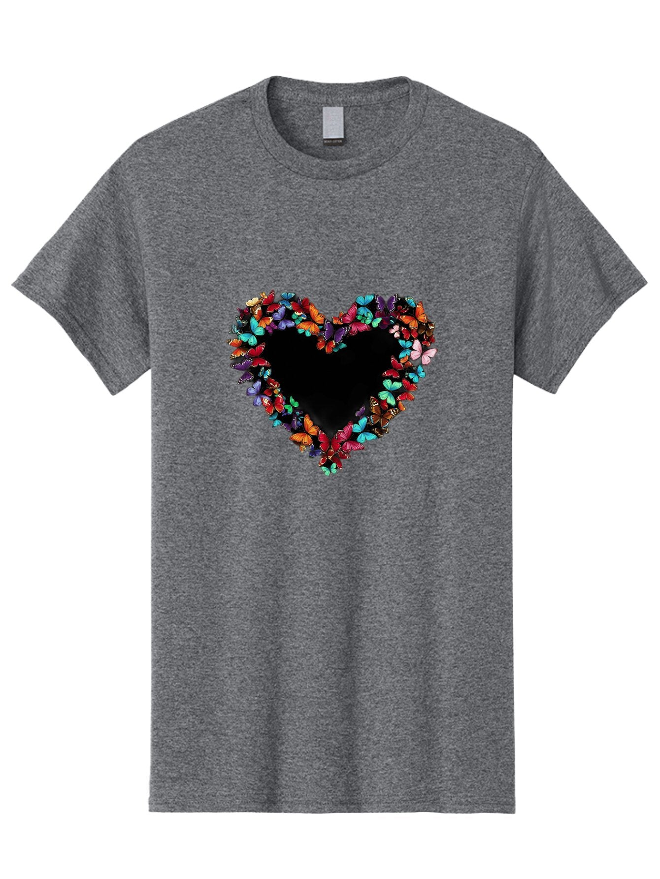 Butterfly-Heart Men'S Graphic Tee, 100% Cotton, Comfortable Casual Summer Wear, Machine Washable, Vintage Camera, Old Camera, Antique Camera, Black Camera, Classic Photography, Photography Equipment, Nostalgic Device, Film Camera, Camera Art Baq429 9