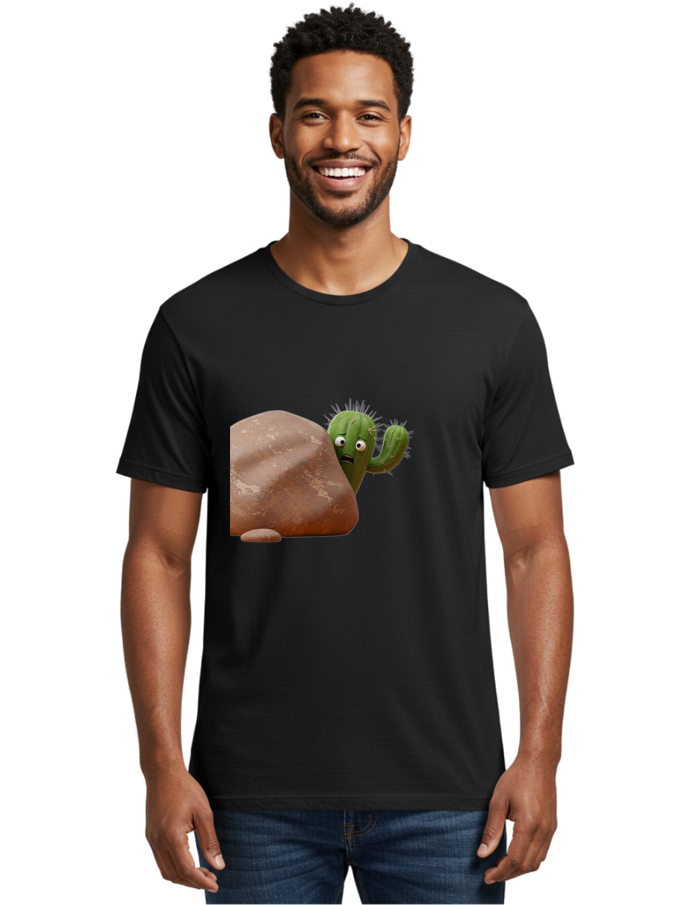 Cactus-1 Men'S Graphic Tee, 100% Cotton, Comfortable Casual Summer Wear, Machine Washable, Vintage Camera, Old Camera, Antique Camera, Black Camera, Classic Photography, Photography Equipment, Nostalgic Device, Film Camera, Camera Art Baq430 26