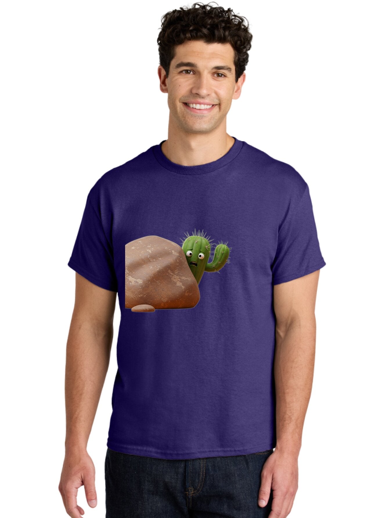 Cactus-1 Men'S Graphic Tee, 100% Cotton, Comfortable Casual Summer Wear, Machine Washable, Vintage Camera, Old Camera, Antique Camera, Black Camera, Classic Photography, Photography Equipment, Nostalgic Device, Film Camera, Camera Art Baq430 30