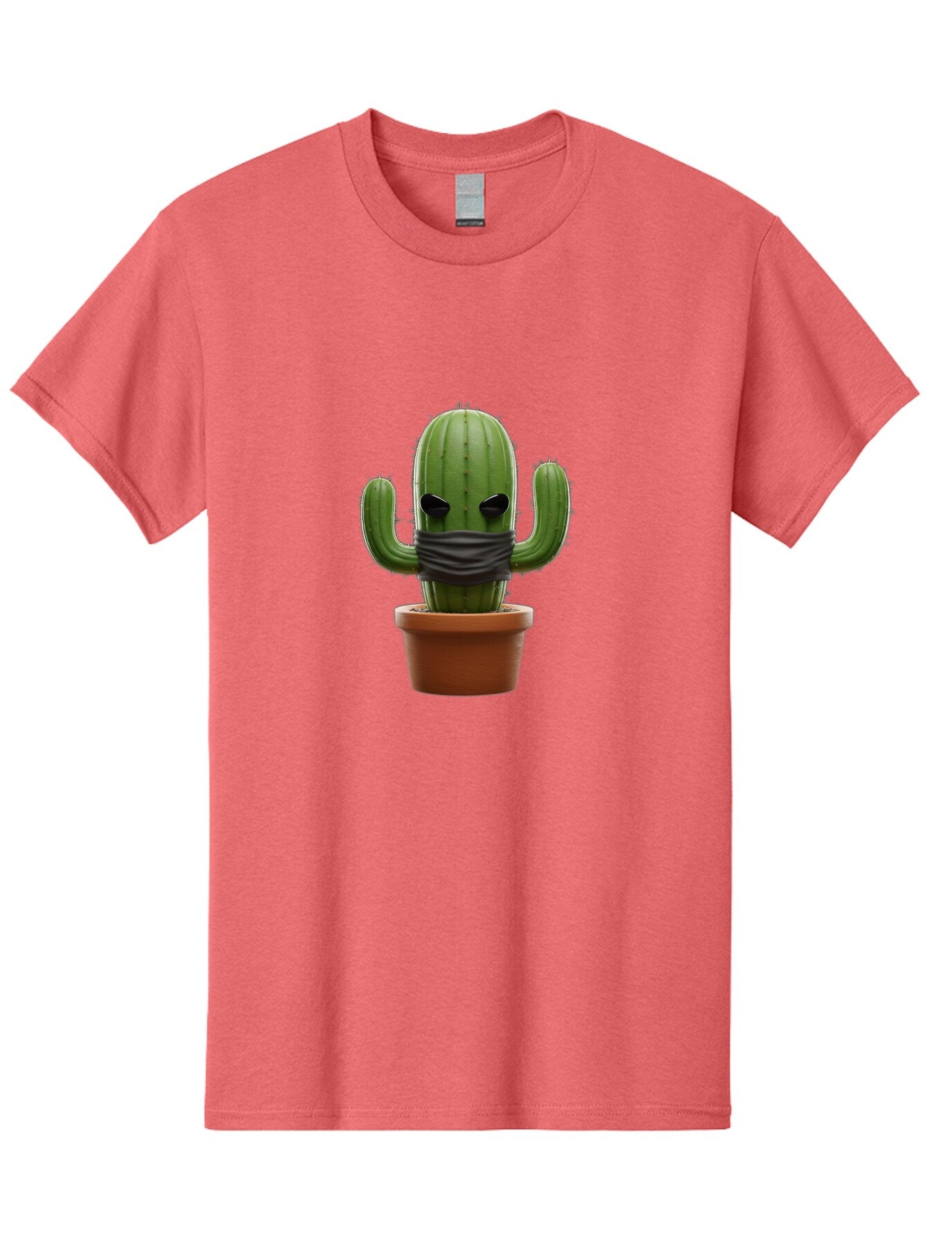 Cactus-Wearing-Mask Men'S Graphic Tee, 100% Cotton, Comfortable Casual Summer Wear, Machine Washable, Vintage Camera, Old Camera, Antique Camera, Black Camera, Classic Photography, Photography Equipment, Nostalgic Device, Film Camera, Baq432 1