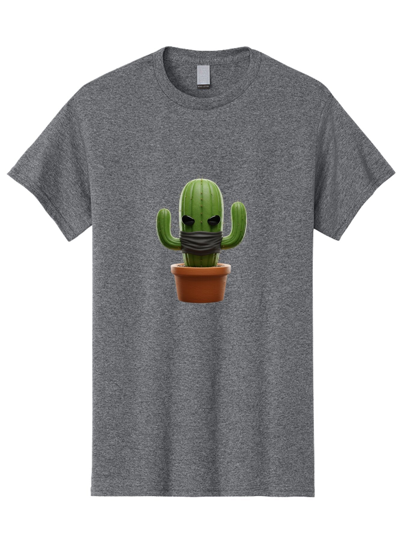 Cactus-Wearing-Mask Men'S Graphic Tee, 100% Cotton, Comfortable Casual Summer Wear, Machine Washable, Vintage Camera, Old Camera, Antique Camera, Black Camera, Classic Photography, Photography Equipment, Nostalgic Device, Film Camera, Baq432 8