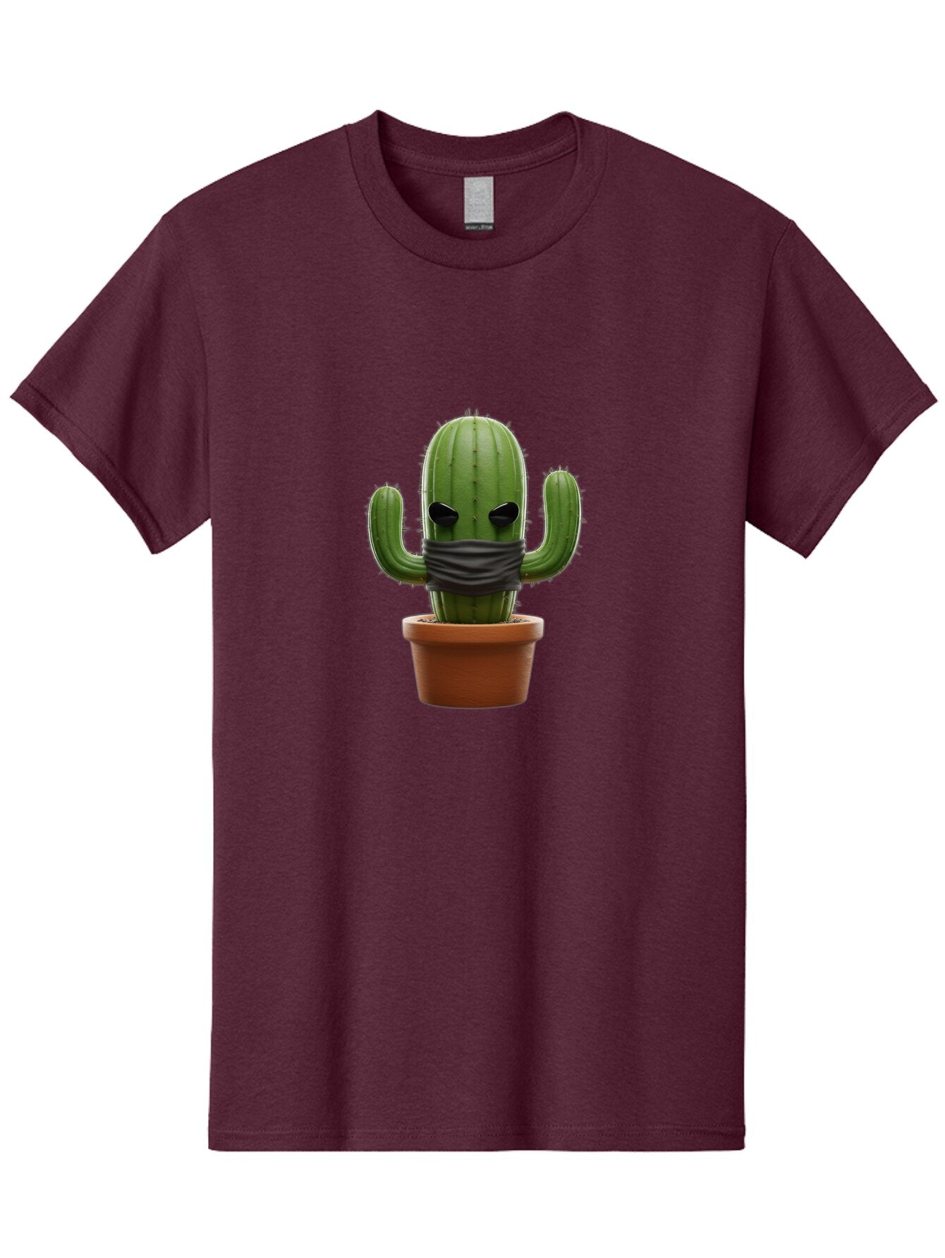 Cactus-Wearing-Mask Men'S Graphic Tee, 100% Cotton, Comfortable Casual Summer Wear, Machine Washable, Vintage Camera, Old Camera, Antique Camera, Black Camera, Classic Photography, Photography Equipment, Nostalgic Device, Film Camera, Baq432 4