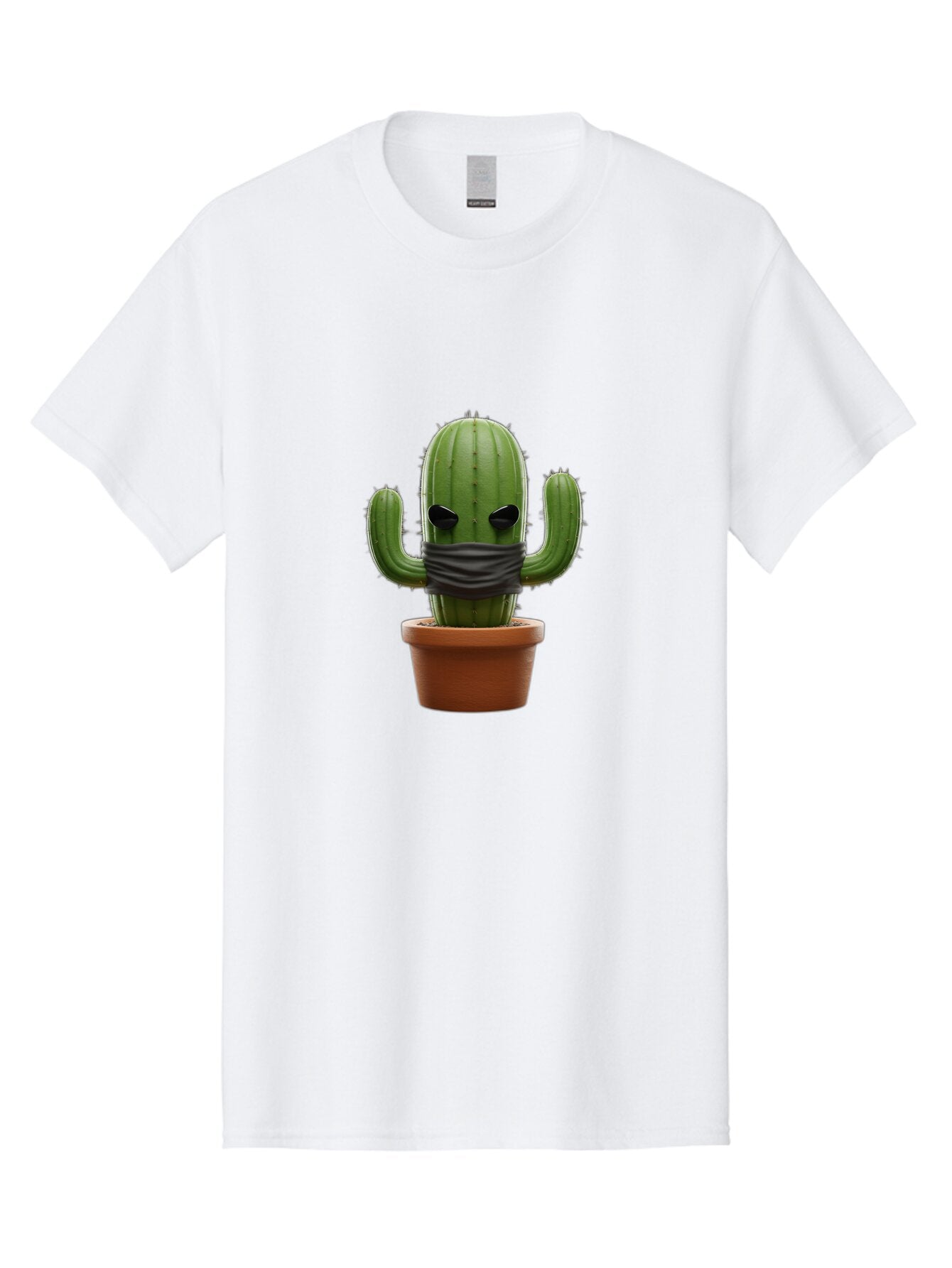 Cactus-Wearing-Mask Men'S Graphic Tee, 100% Cotton, Comfortable Casual Summer Wear, Machine Washable, Vintage Camera, Old Camera, Antique Camera, Black Camera, Classic Photography, Photography Equipment, Nostalgic Device, Film Camera, Baq432 3