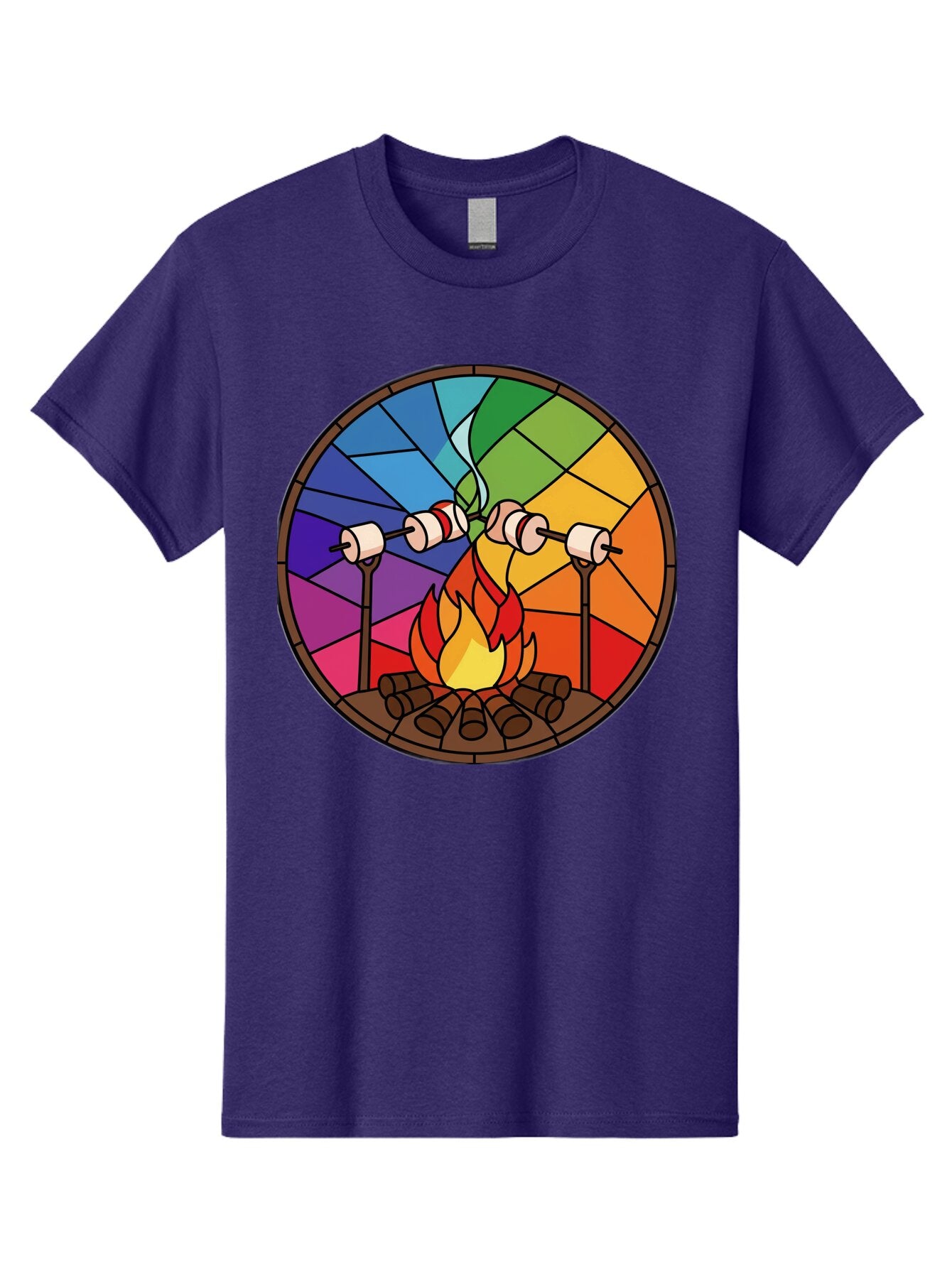 Campfire-Marshmallows Men'S Graphic Tee, 100% Cotton, Comfortable Casual Summer Wear, Machine Washable, Vintage Camera, Old Camera, Antique Camera, Black Camera, Classic Photography, Photography Equipment, Nostalgic Device, Film Camera, Baq436 12