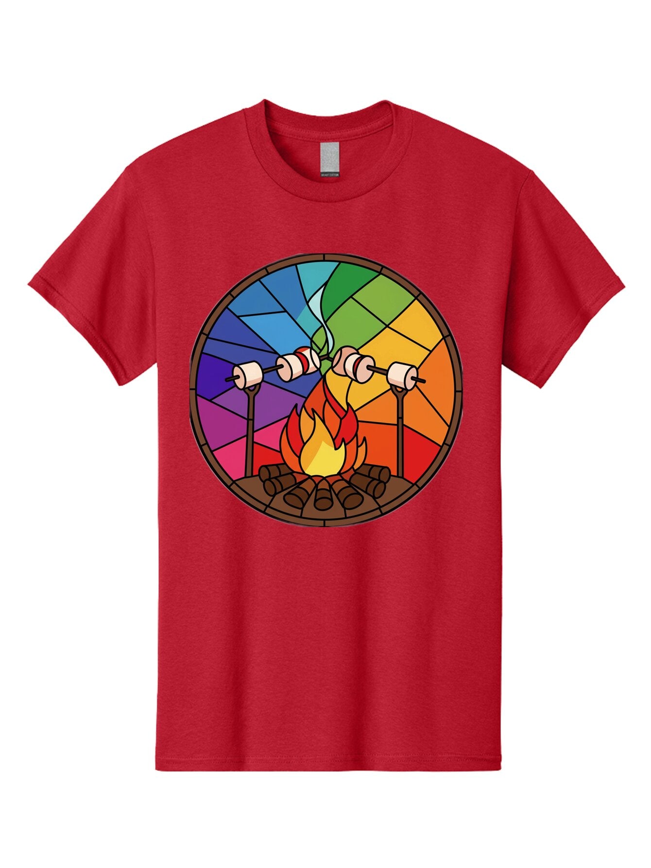 Campfire-Marshmallows Men'S Graphic Tee, 100% Cotton, Comfortable Casual Summer Wear, Machine Washable, Vintage Camera, Old Camera, Antique Camera, Black Camera, Classic Photography, Photography Equipment, Nostalgic Device, Film Camera, Baq436 13