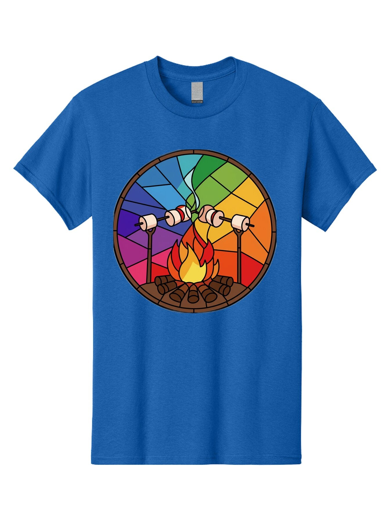 Campfire-Marshmallows Men'S Graphic Tee, 100% Cotton, Comfortable Casual Summer Wear, Machine Washable, Vintage Camera, Old Camera, Antique Camera, Black Camera, Classic Photography, Photography Equipment, Nostalgic Device, Film Camera, Baq436 9