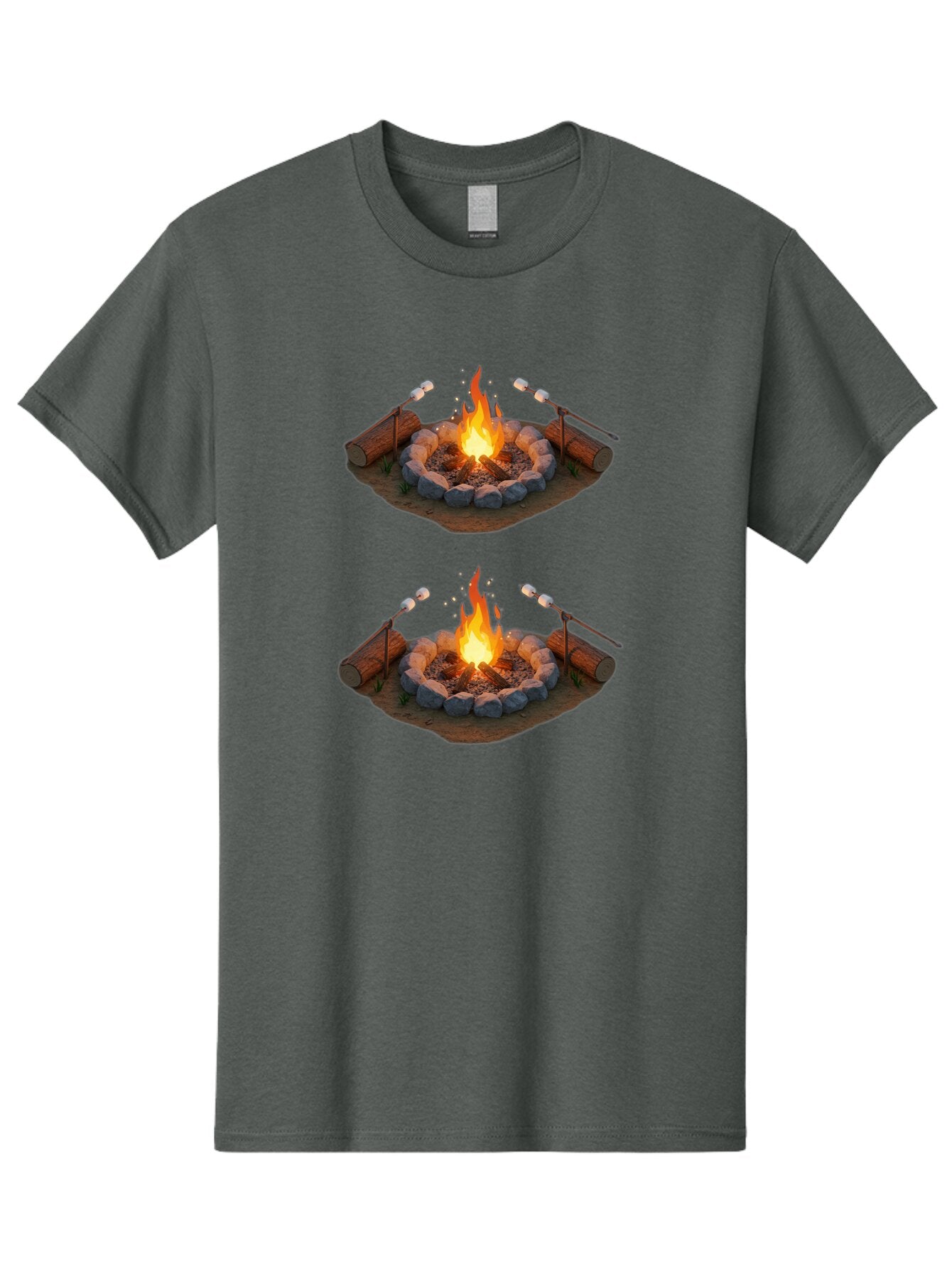 Campfire Men'S Graphic Tee, 100% Cotton, Comfortable Casual Summer Wear, Machine Washable, Vintage Camera, Old Camera, Antique Camera, Black Camera, Classic Photography, Photography Equipment, Nostalgic Device, Film Camera, Camera Art Baq437 7