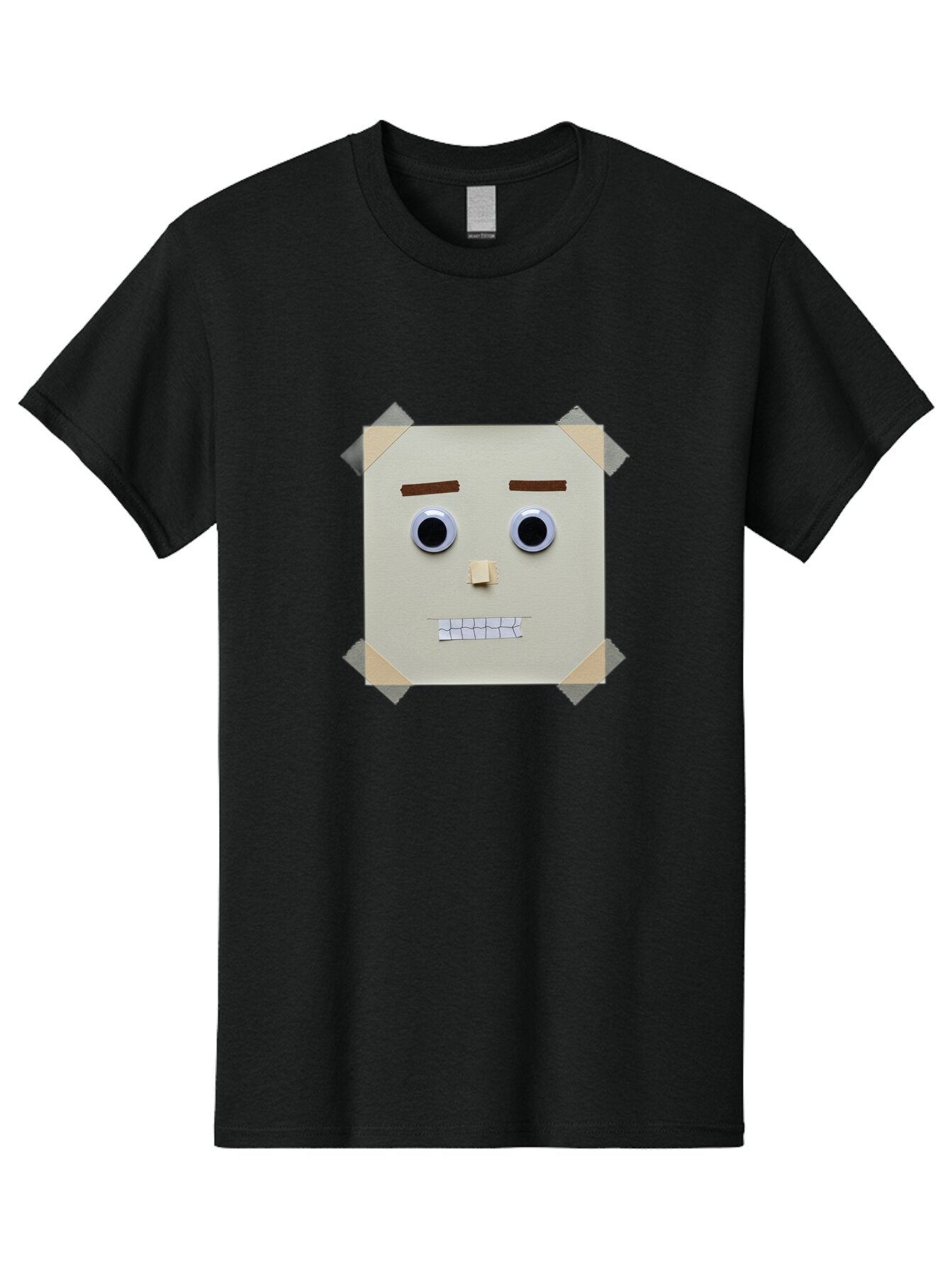Cardboard-Face Men'S Graphic Tee, 100% Cotton, Comfortable Casual Summer Wear, Machine Washable, Vintage Camera, Old Camera, Antique Camera, Black Camera, Classic Photography, Photography Equipment, Nostalgic Device, Film Camera, Camera Art Baq444 9
