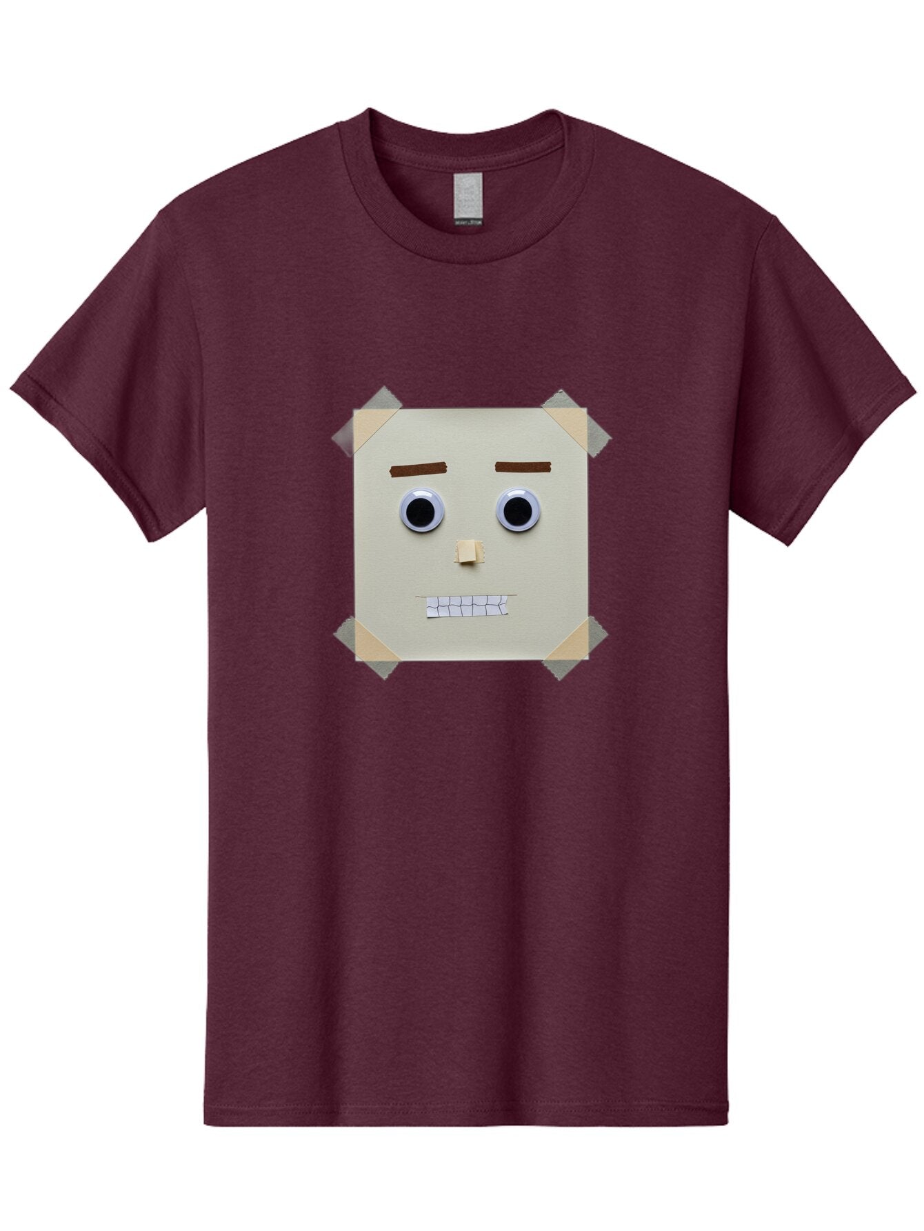 Cardboard-Face Men'S Graphic Tee, 100% Cotton, Comfortable Casual Summer Wear, Machine Washable, Vintage Camera, Old Camera, Antique Camera, Black Camera, Classic Photography, Photography Equipment, Nostalgic Device, Film Camera, Camera Art Baq444 4