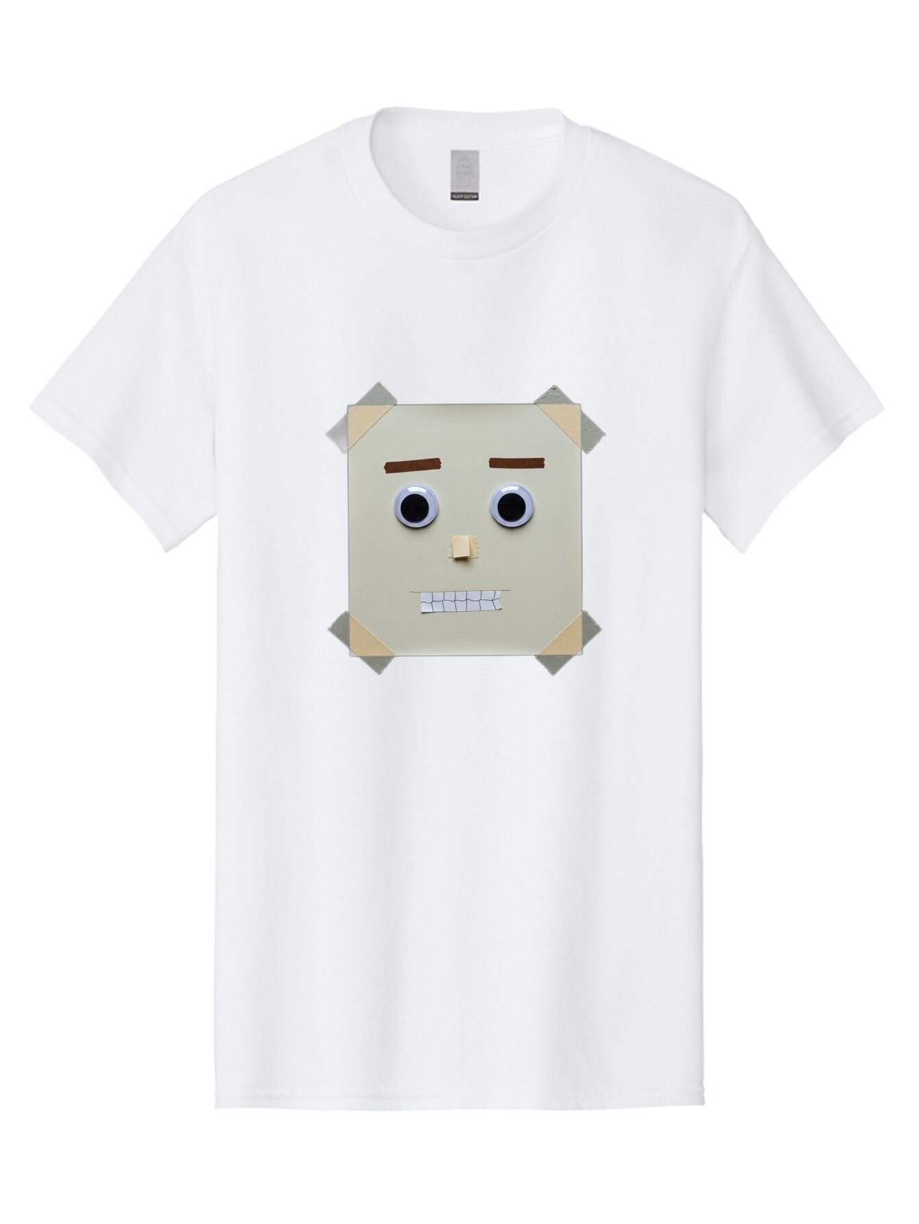 Cardboard-Face Men'S Graphic Tee, 100% Cotton, Comfortable Casual Summer Wear, Machine Washable, Vintage Camera, Old Camera, Antique Camera, Black Camera, Classic Photography, Photography Equipment, Nostalgic Device, Film Camera, Camera Art Baq444 5