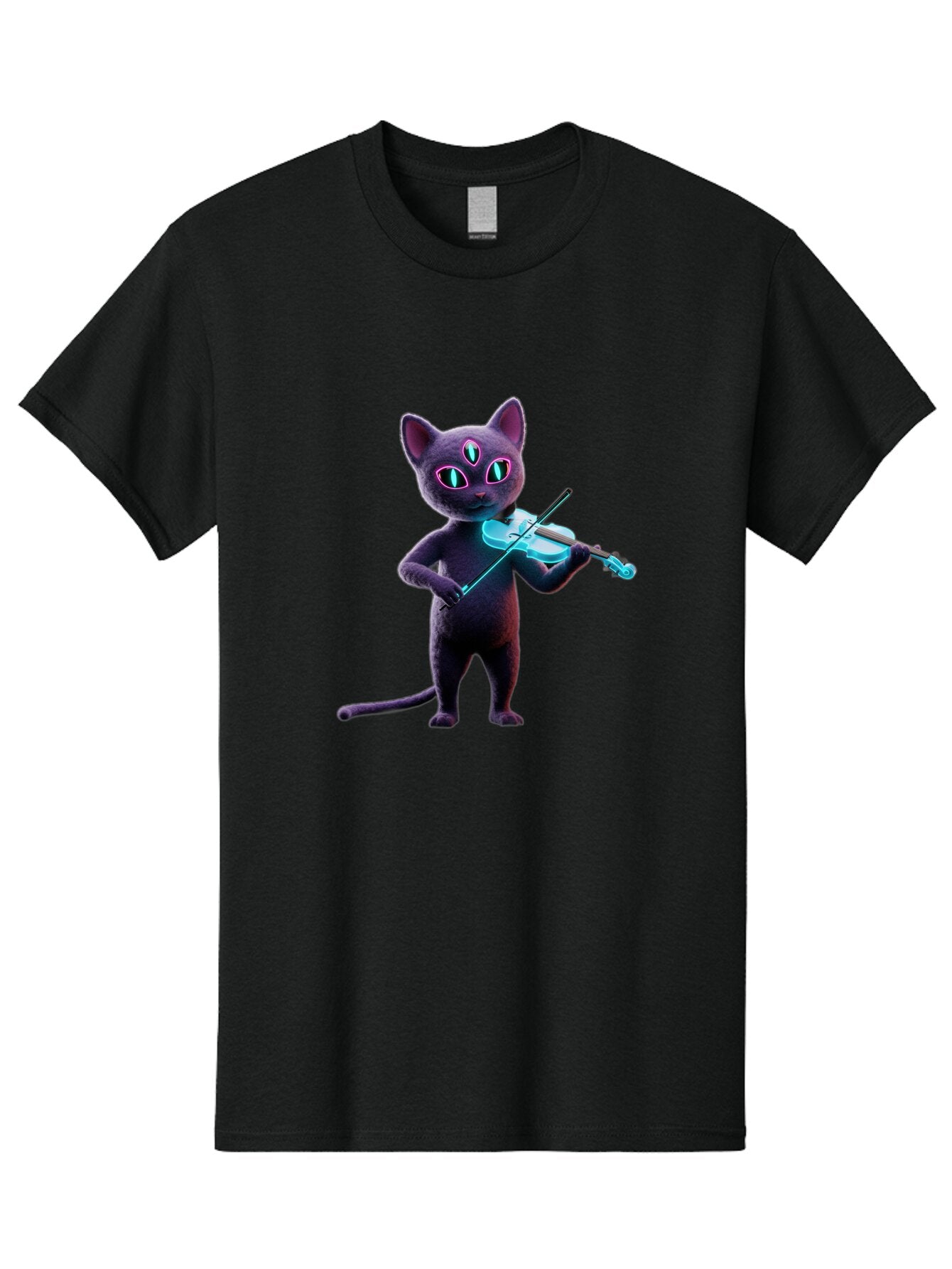 Cartoon-Cat-Playing-Violin Men'S Graphic Tee, 100% Cotton, Comfortable Casual Summer Wear, Machine Washable, Vintage Camera, Old Camera, Antique Camera, Black Camera, Classic Photography, Photography Equipment, Nostalgic Device, Film Camera, Baq445 7