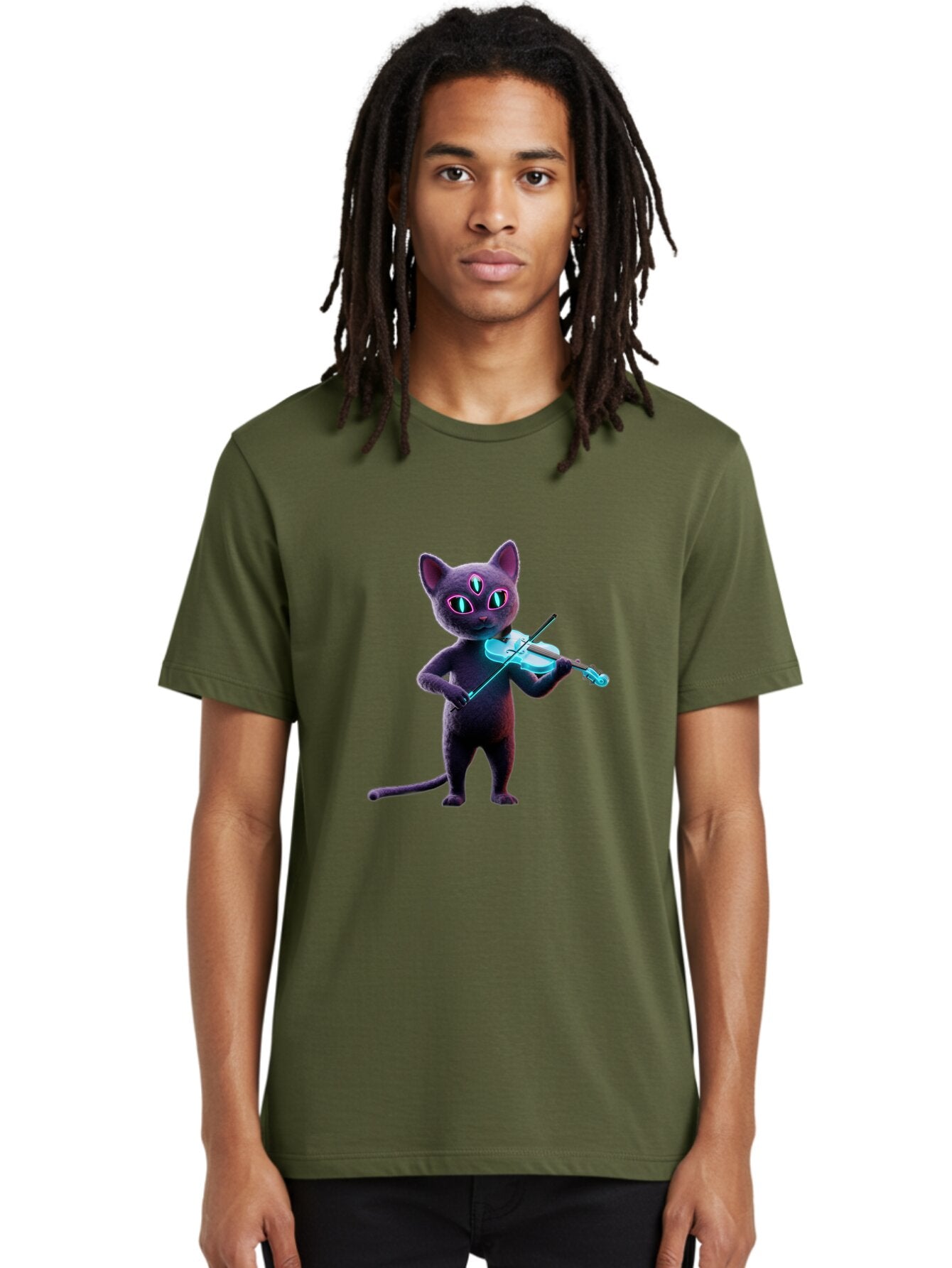 Cartoon-Cat-Playing-Violin Men'S Graphic Tee, 100% Cotton, Comfortable Casual Summer Wear, Machine Washable, Vintage Camera, Old Camera, Antique Camera, Black Camera, Classic Photography, Photography Equipment, Nostalgic Device, Film Camera, Baq445 20