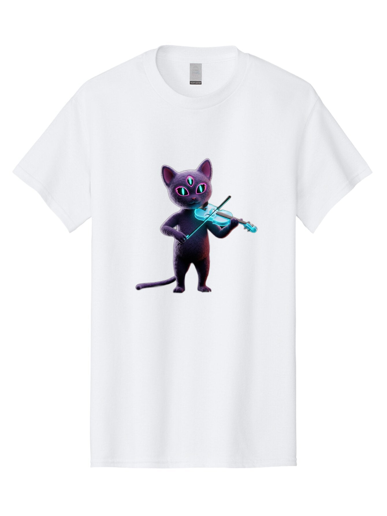 Cartoon-Cat-Playing-Violin Men'S Graphic Tee, 100% Cotton, Comfortable Casual Summer Wear, Machine Washable, Vintage Camera, Old Camera, Antique Camera, Black Camera, Classic Photography, Photography Equipment, Nostalgic Device, Film Camera, Baq445