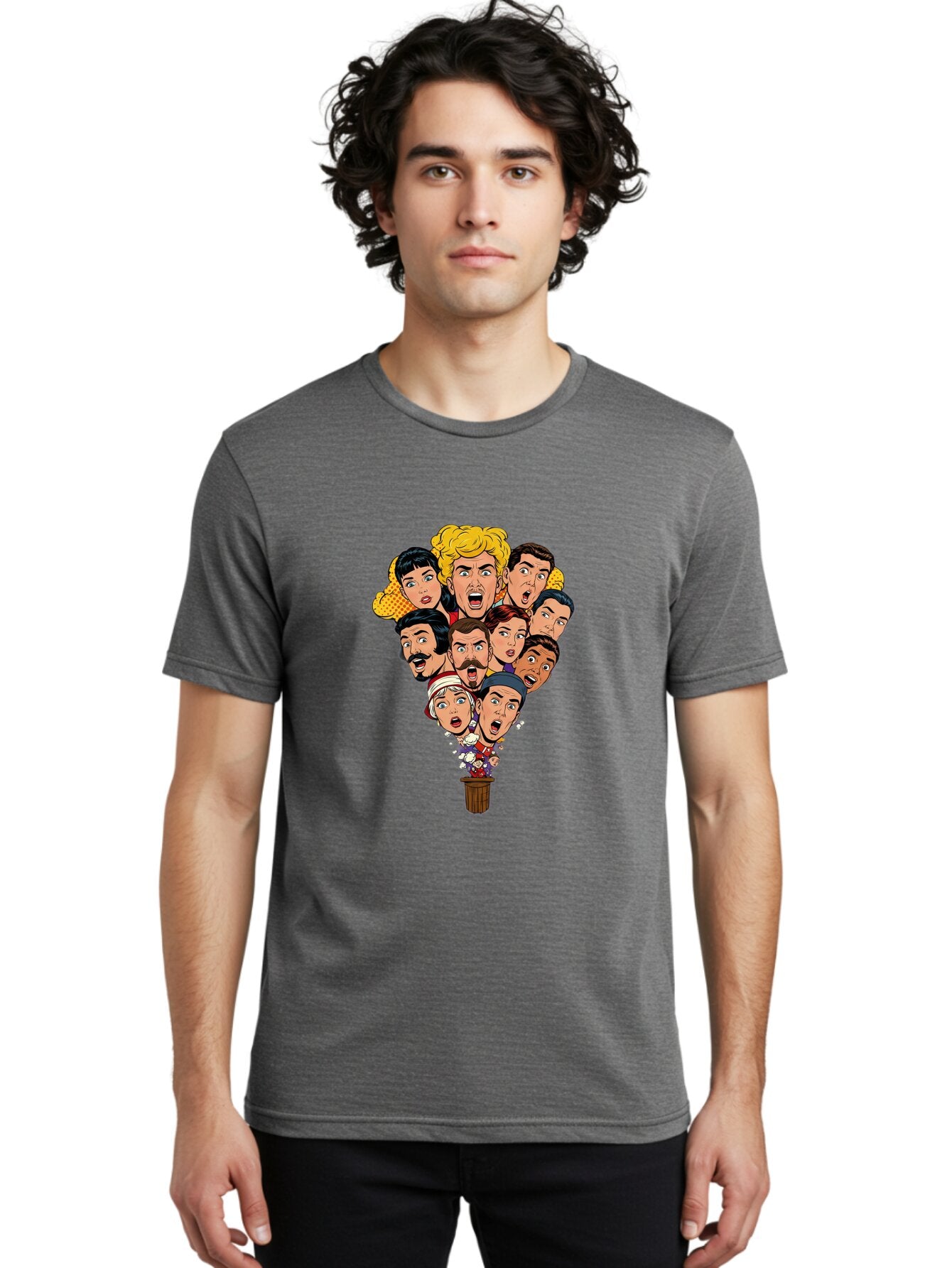 Cartoon-People-In-Balloon Men'S Graphic Tee, 100% Cotton, Comfortable Casual Summer Wear, Machine Washable, Vintage Camera, Old Camera, Antique Camera, Black Camera, Classic Photography, Photography Equipment, Nostalgic Device, Film Camera, Baq446 20