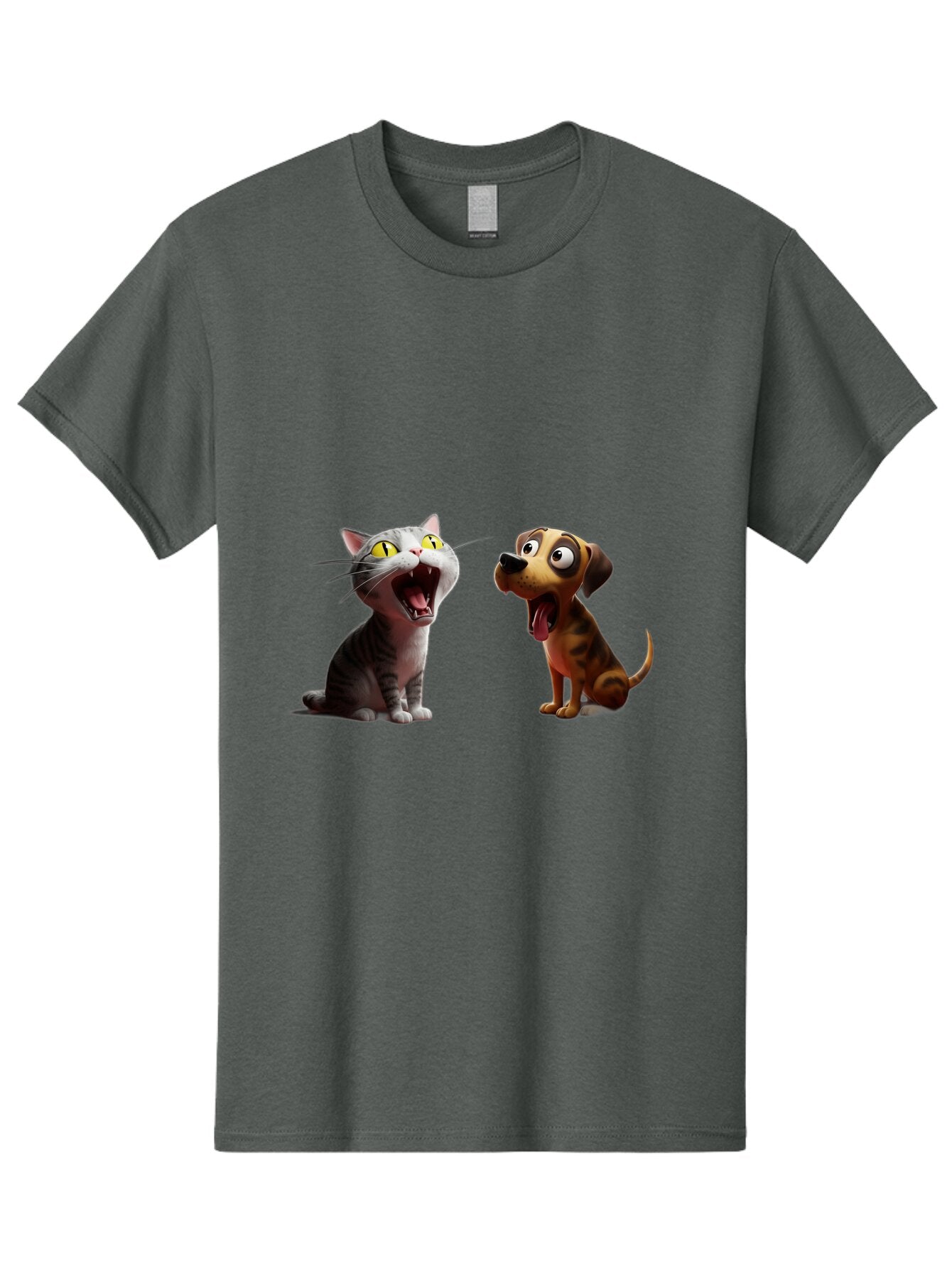 Cat-And-Dog-Howling Men'S Graphic Tee, 100% Cotton, Comfortable Casual Summer Wear, Machine Washable, Vintage Camera, Old Camera, Antique Camera, Black Camera, Classic Photography, Photography Equipment, Nostalgic Device, Film Camera, Baq451 13