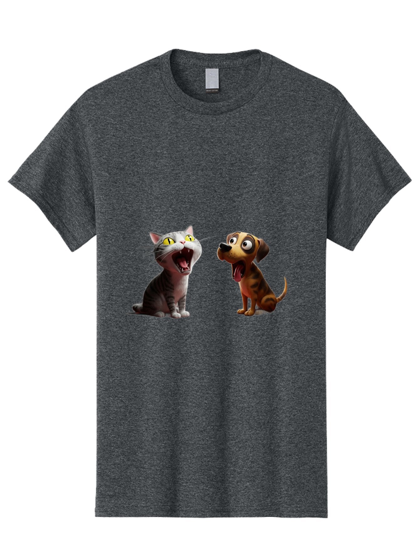 Cat-And-Dog-Howling Men'S Graphic Tee, 100% Cotton, Comfortable Casual Summer Wear, Machine Washable, Vintage Camera, Old Camera, Antique Camera, Black Camera, Classic Photography, Photography Equipment, Nostalgic Device, Film Camera, Baq451 4