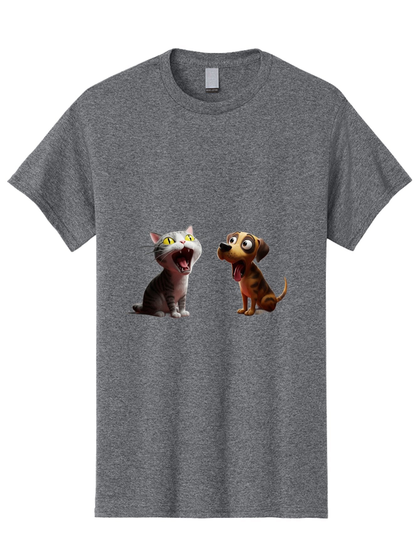 Cat-And-Dog-Howling Men'S Graphic Tee, 100% Cotton, Comfortable Casual Summer Wear, Machine Washable, Vintage Camera, Old Camera, Antique Camera, Black Camera, Classic Photography, Photography Equipment, Nostalgic Device, Film Camera, Baq451 3