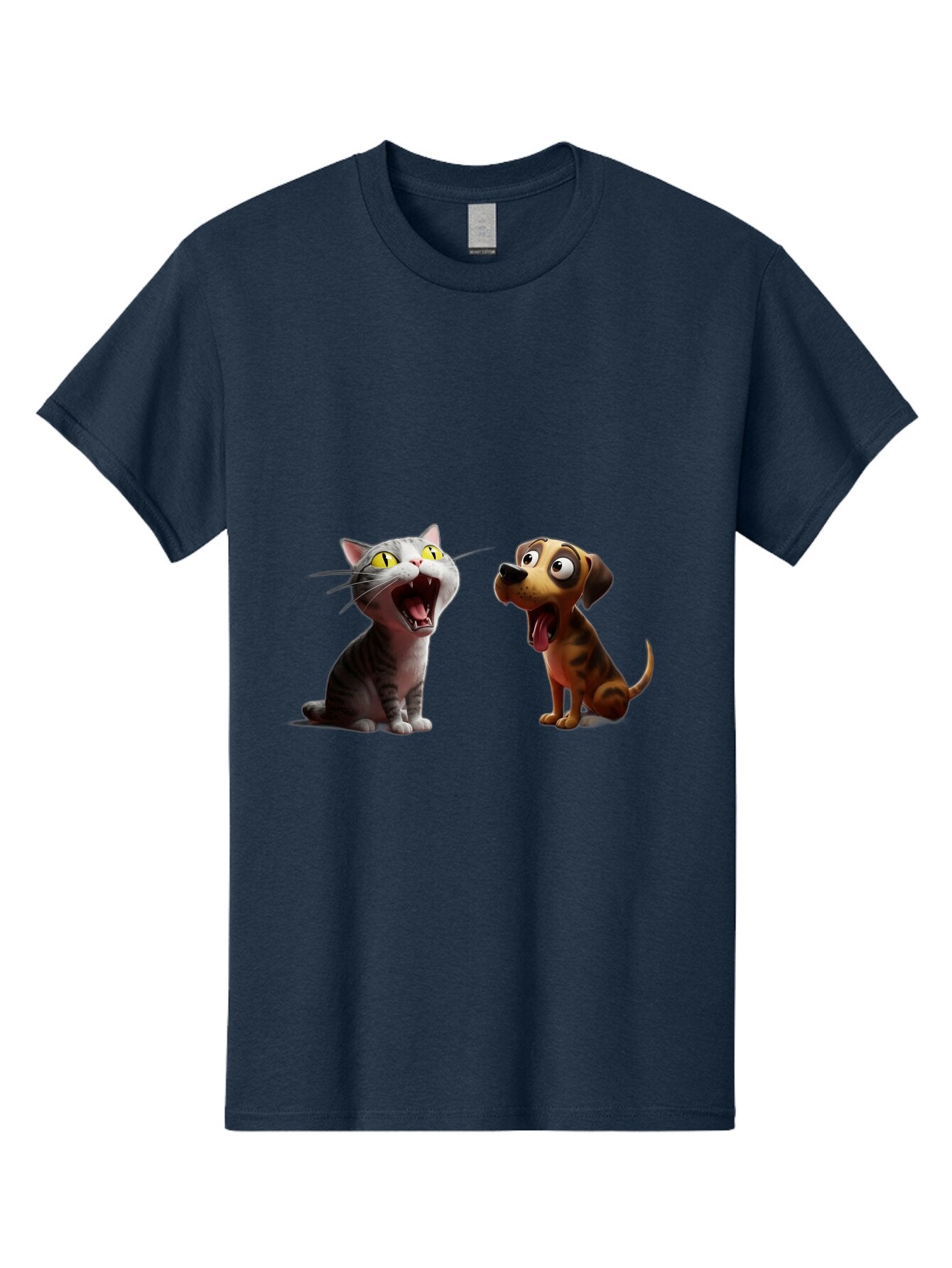Cat-And-Dog-Howling Men'S Graphic Tee, 100% Cotton, Comfortable Casual Summer Wear, Machine Washable, Vintage Camera, Old Camera, Antique Camera, Black Camera, Classic Photography, Photography Equipment, Nostalgic Device, Film Camera, Baq451 11