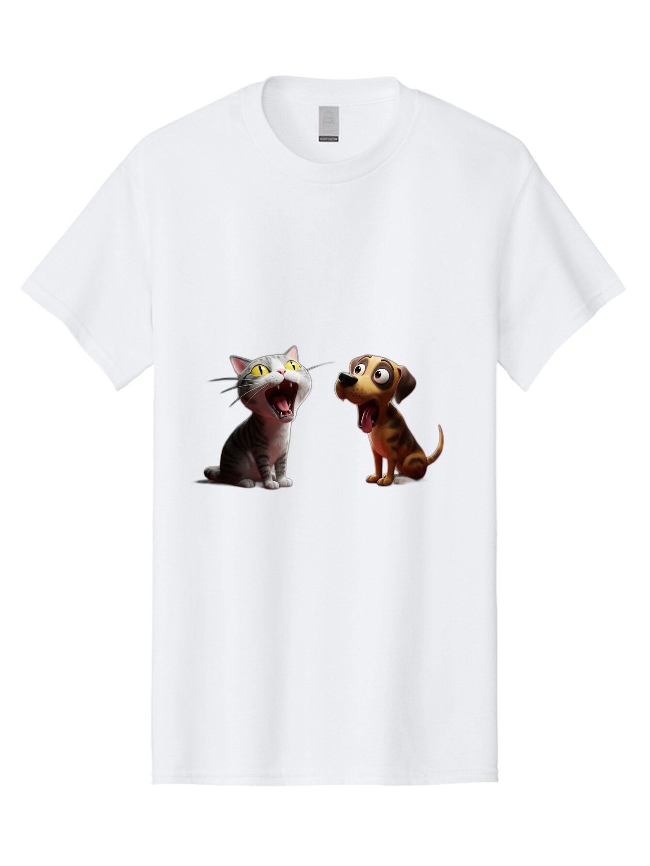 Cat-And-Dog-Howling Men'S Graphic Tee, 100% Cotton, Comfortable Casual Summer Wear, Machine Washable, Vintage Camera, Old Camera, Antique Camera, Black Camera, Classic Photography, Photography Equipment, Nostalgic Device, Film Camera, Baq451 9