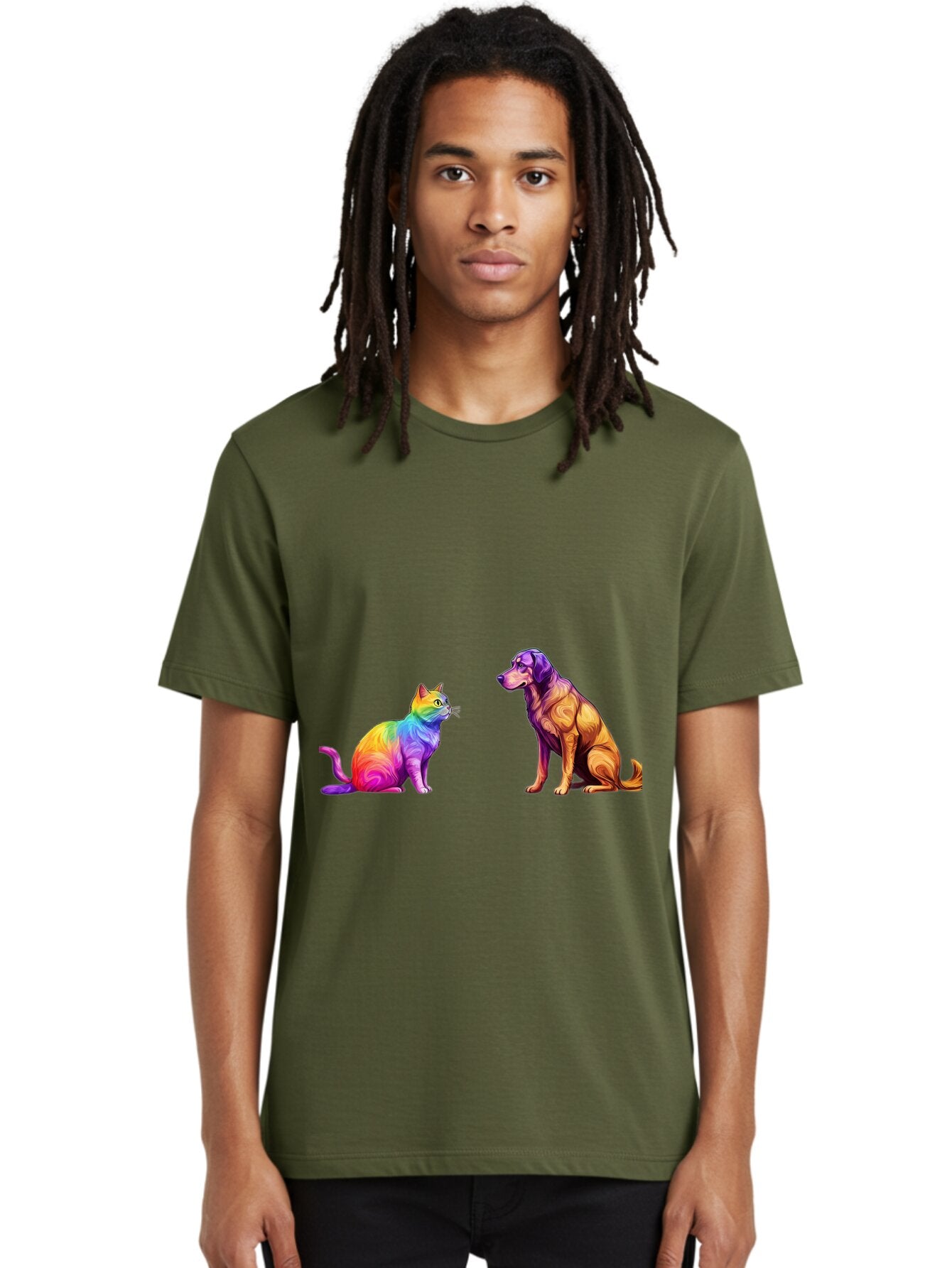Cat-And-Dog Men'S Graphic Tee, 100% Cotton, Comfortable Casual Summer Wear, Machine Washable, Vintage Camera, Old Camera, Antique Camera, Black Camera, Classic Photography, Photography Equipment, Nostalgic Device, Film Camera, Camera Art Baq452 18
