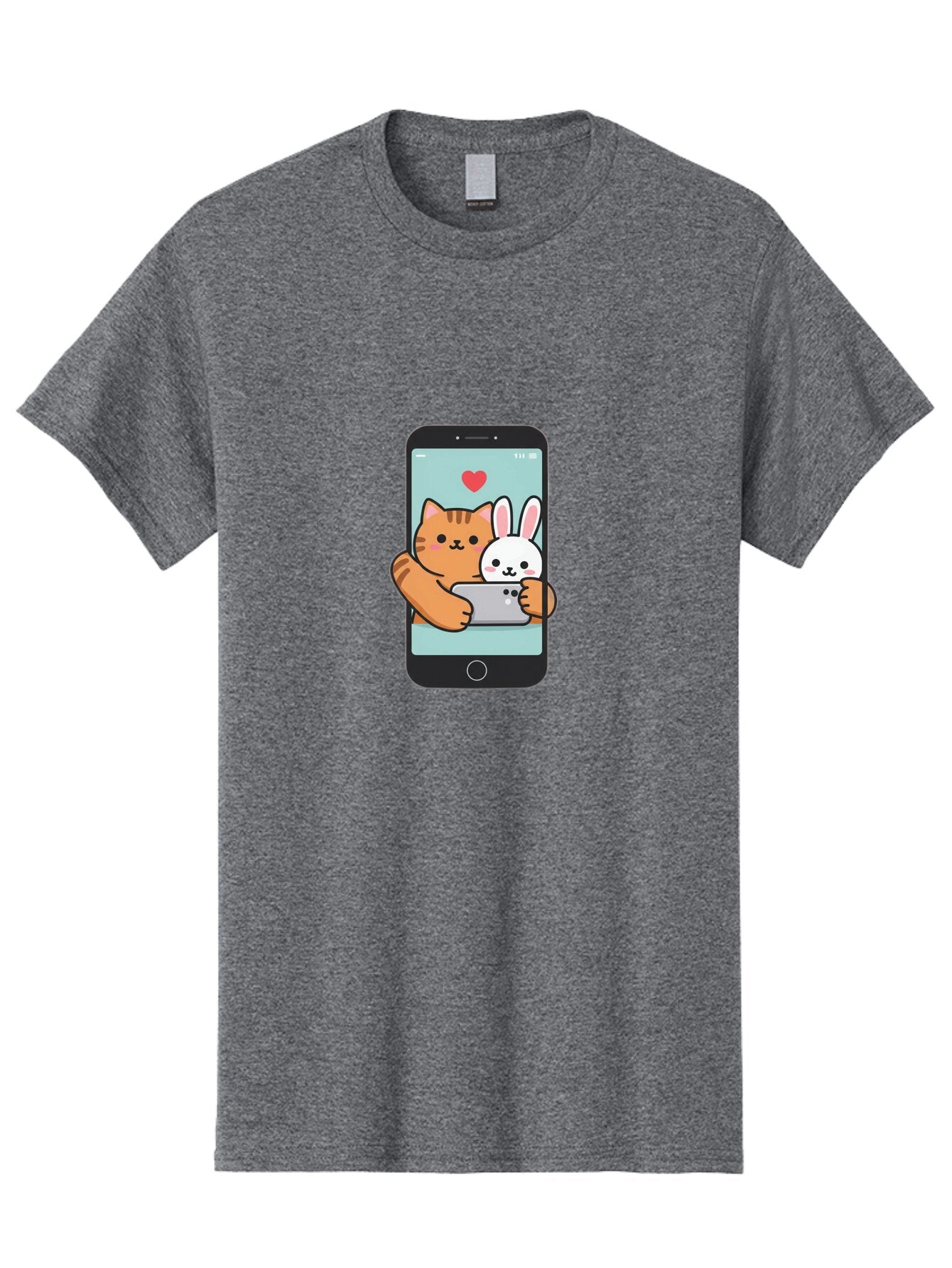Cat-And-Rabbit-2 Men'S Graphic Tee, 100% Cotton, Comfortable Casual Summer Wear, Machine Washable, Vintage Camera, Old Camera, Antique Camera, Black Camera, Classic Photography, Photography Equipment, Nostalgic Device, Film Camera, Camera Art Baq454 9