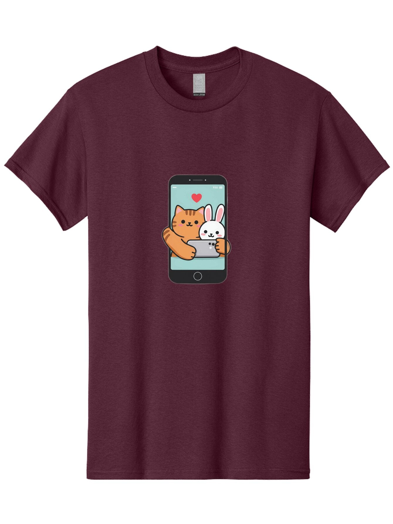 Cat-And-Rabbit-2 Men'S Graphic Tee, 100% Cotton, Comfortable Casual Summer Wear, Machine Washable, Vintage Camera, Old Camera, Antique Camera, Black Camera, Classic Photography, Photography Equipment, Nostalgic Device, Film Camera, Camera Art Baq454 13