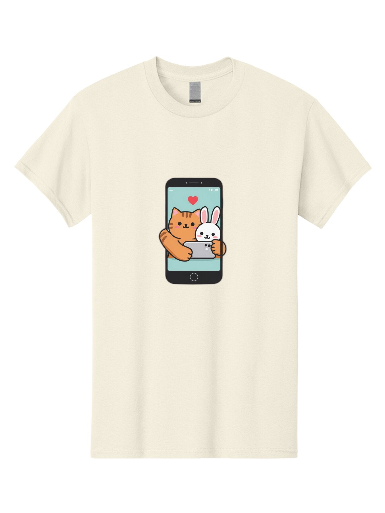 Cat-And-Rabbit-2 Men'S Graphic Tee, 100% Cotton, Comfortable Casual Summer Wear, Machine Washable, Vintage Camera, Old Camera, Antique Camera, Black Camera, Classic Photography, Photography Equipment, Nostalgic Device, Film Camera, Camera Art Baq454 7
