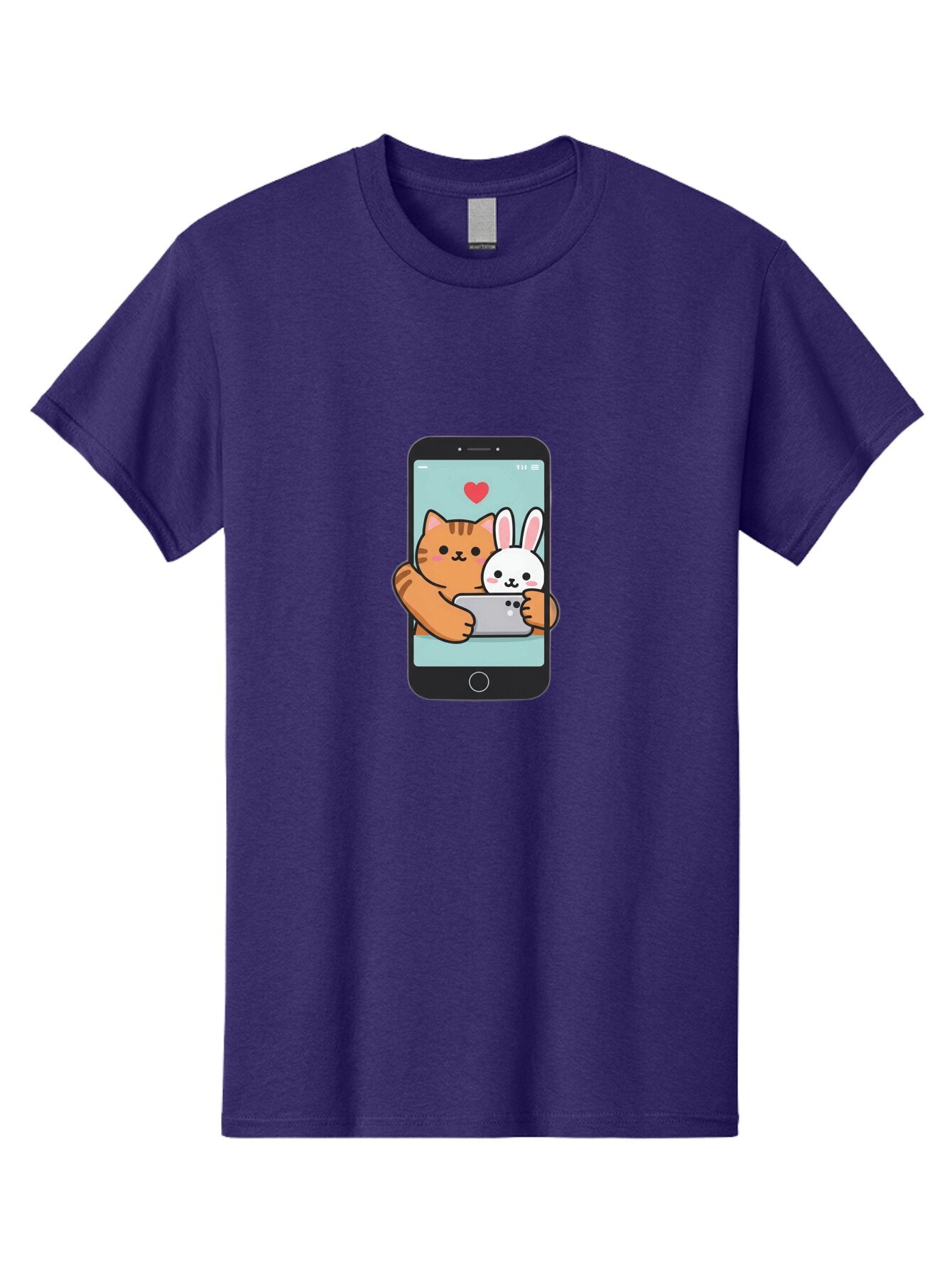 Cat-And-Rabbit-2 Men'S Graphic Tee, 100% Cotton, Comfortable Casual Summer Wear, Machine Washable, Vintage Camera, Old Camera, Antique Camera, Black Camera, Classic Photography, Photography Equipment, Nostalgic Device, Film Camera, Camera Art Baq454 11