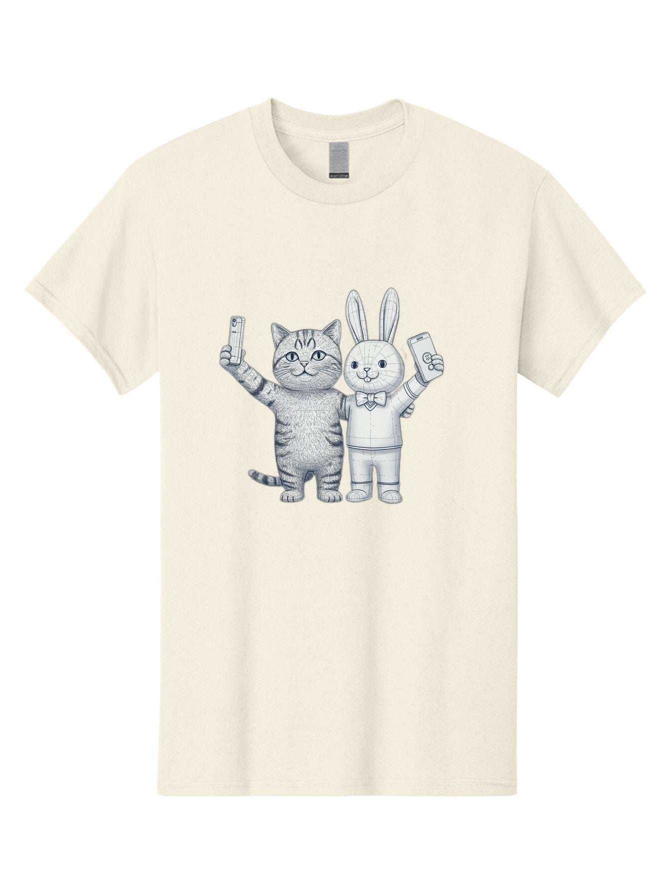 Cat-And-Rabbit-Duo Men'S Graphic Tee, 100% Cotton, Comfortable Casual Summer Wear, Machine Washable, Vintage Camera, Old Camera, Antique Camera, Black Camera, Classic Photography, Photography Equipment, Nostalgic Device, Film Camera, Baq455 10