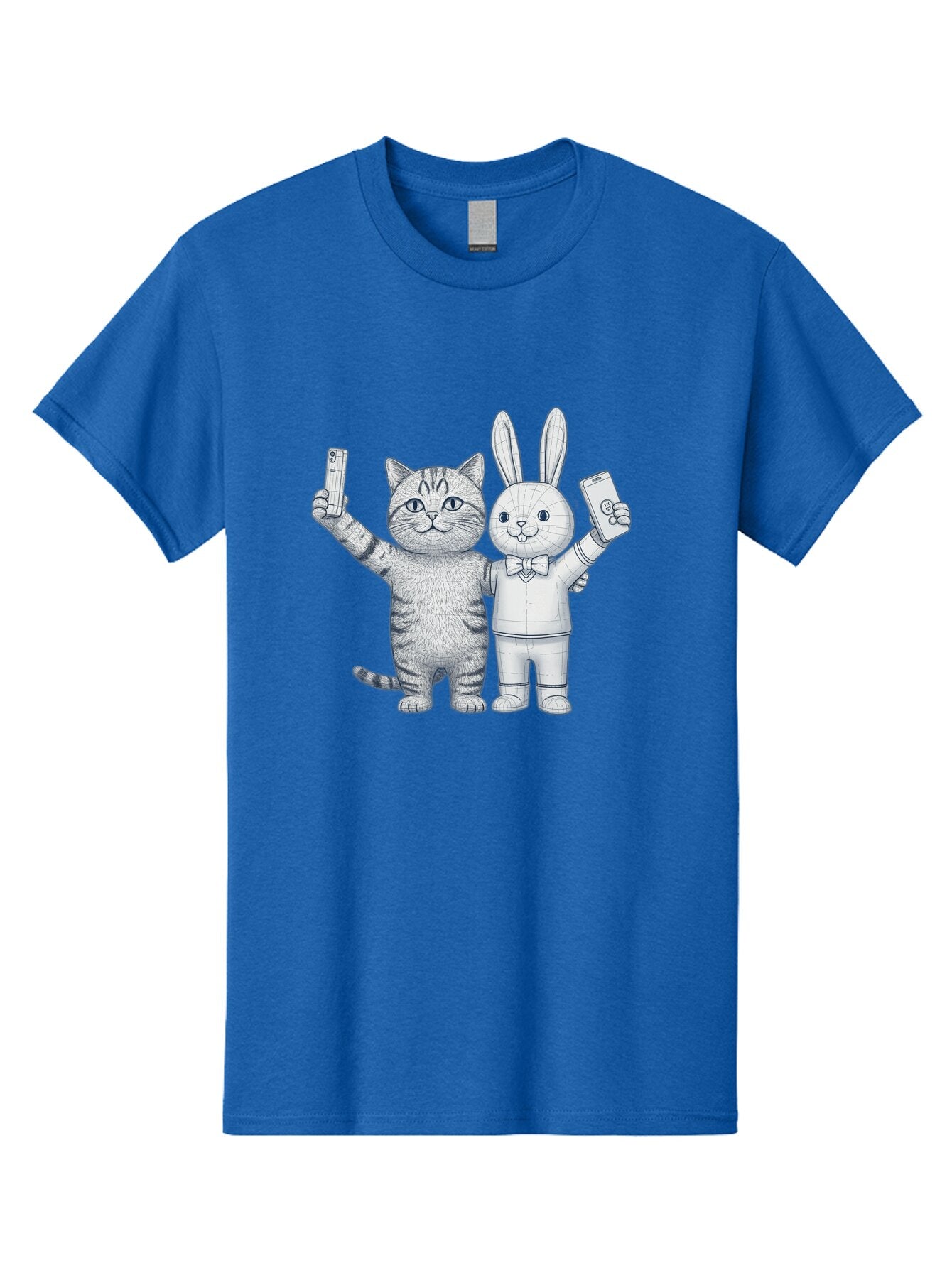 Cat-And-Rabbit-Duo Men'S Graphic Tee, 100% Cotton, Comfortable Casual Summer Wear, Machine Washable, Vintage Camera, Old Camera, Antique Camera, Black Camera, Classic Photography, Photography Equipment, Nostalgic Device, Film Camera, Baq455 13