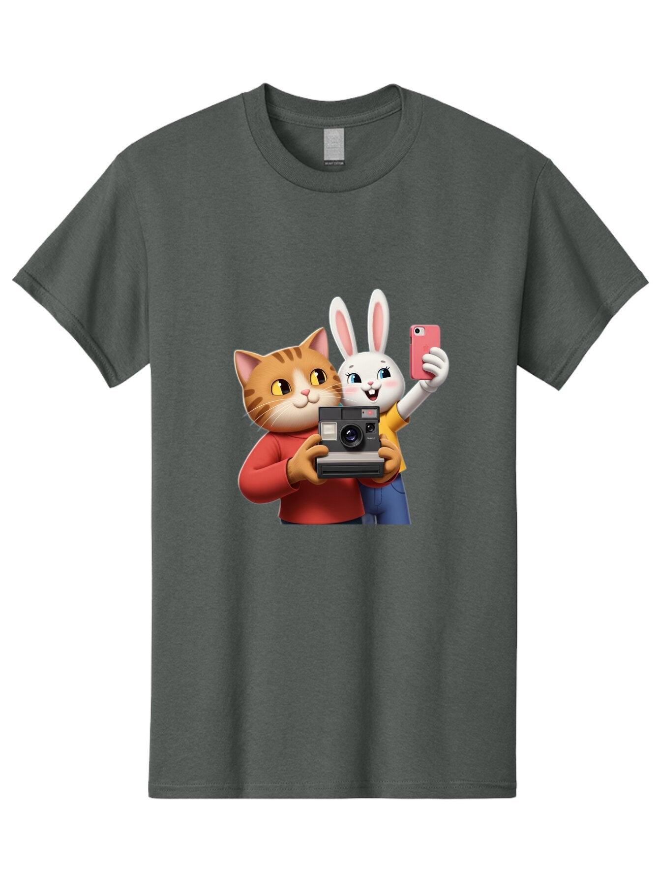 Cat-And-Rabbit Men'S Graphic Tee, 100% Cotton, Comfortable Casual Summer Wear, Machine Washable, Vintage Camera, Old Camera, Antique Camera, Black Camera, Classic Photography, Photography Equipment, Nostalgic Device, Film Camera, Camera Art Baq458 5