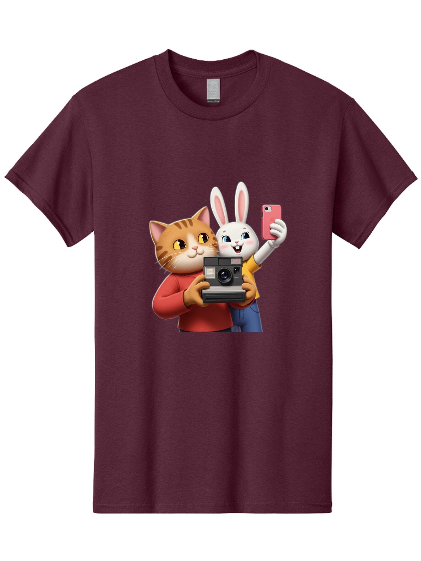 Cat-And-Rabbit Men'S Graphic Tee, 100% Cotton, Comfortable Casual Summer Wear, Machine Washable, Vintage Camera, Old Camera, Antique Camera, Black Camera, Classic Photography, Photography Equipment, Nostalgic Device, Film Camera, Camera Art Baq458 10