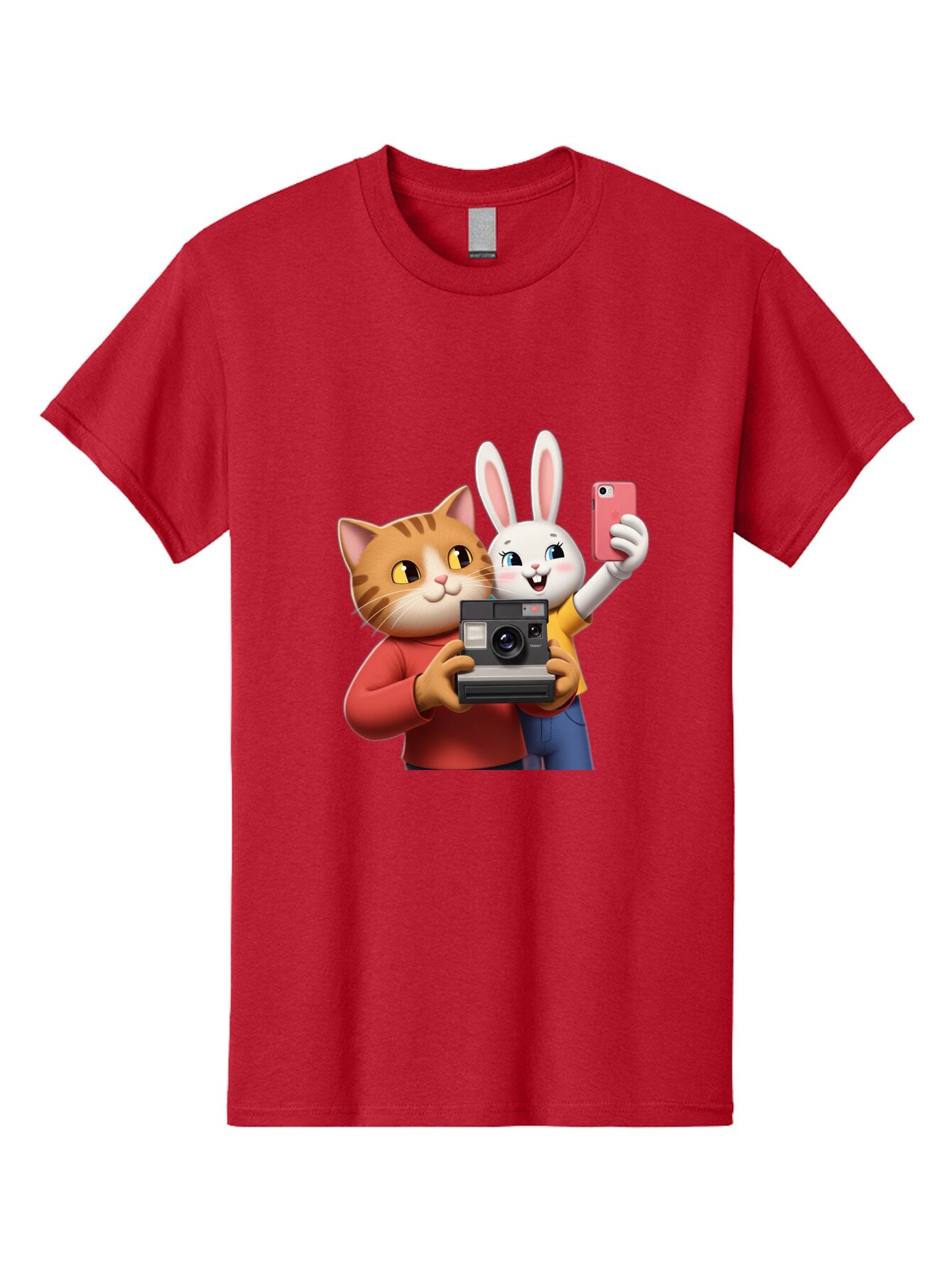 Cat-And-Rabbit Men'S Graphic Tee, 100% Cotton, Comfortable Casual Summer Wear, Machine Washable, Vintage Camera, Old Camera, Antique Camera, Black Camera, Classic Photography, Photography Equipment, Nostalgic Device, Film Camera, Camera Art Baq458 3